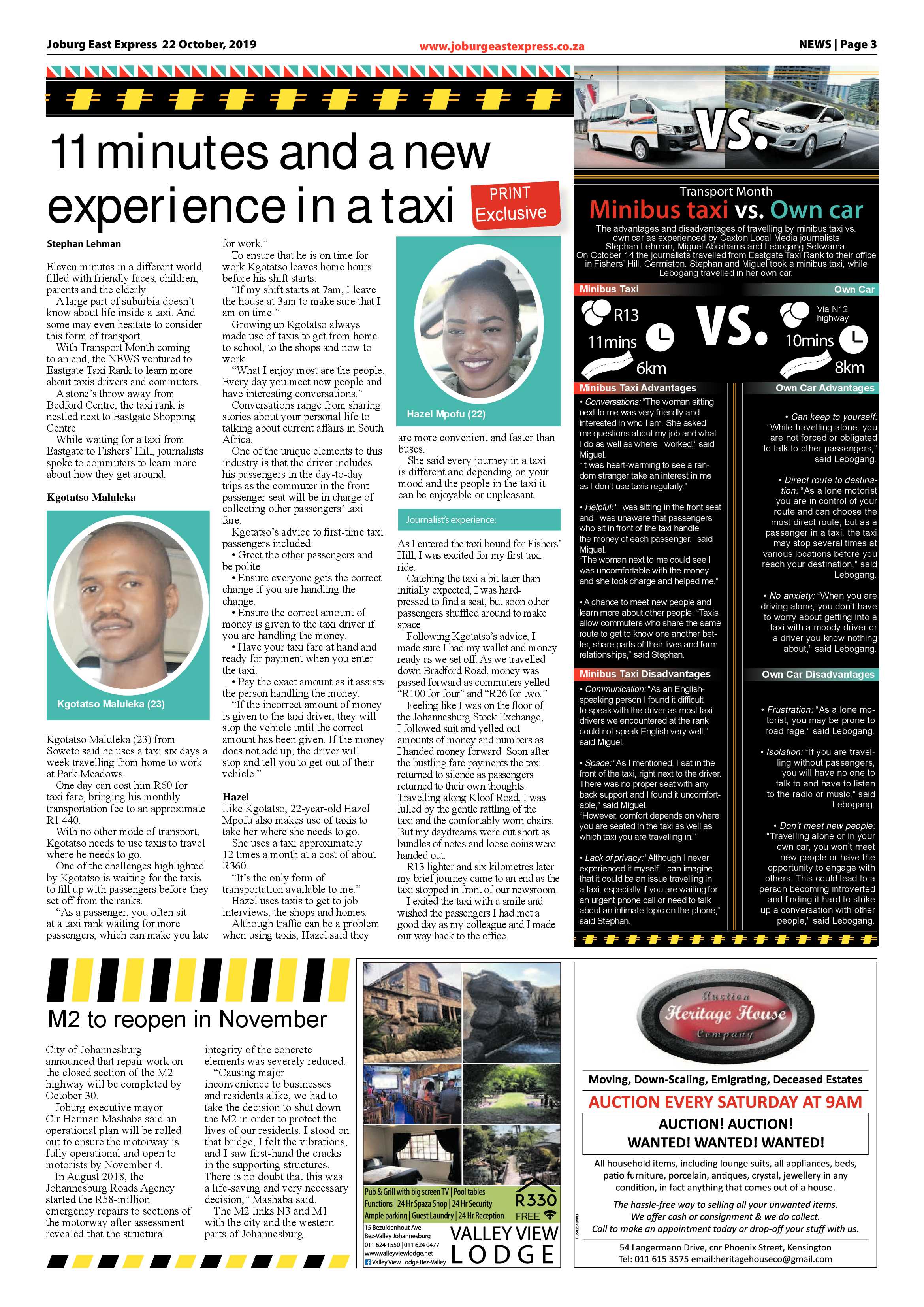 Joburg East Express 22 October 2019 page 3