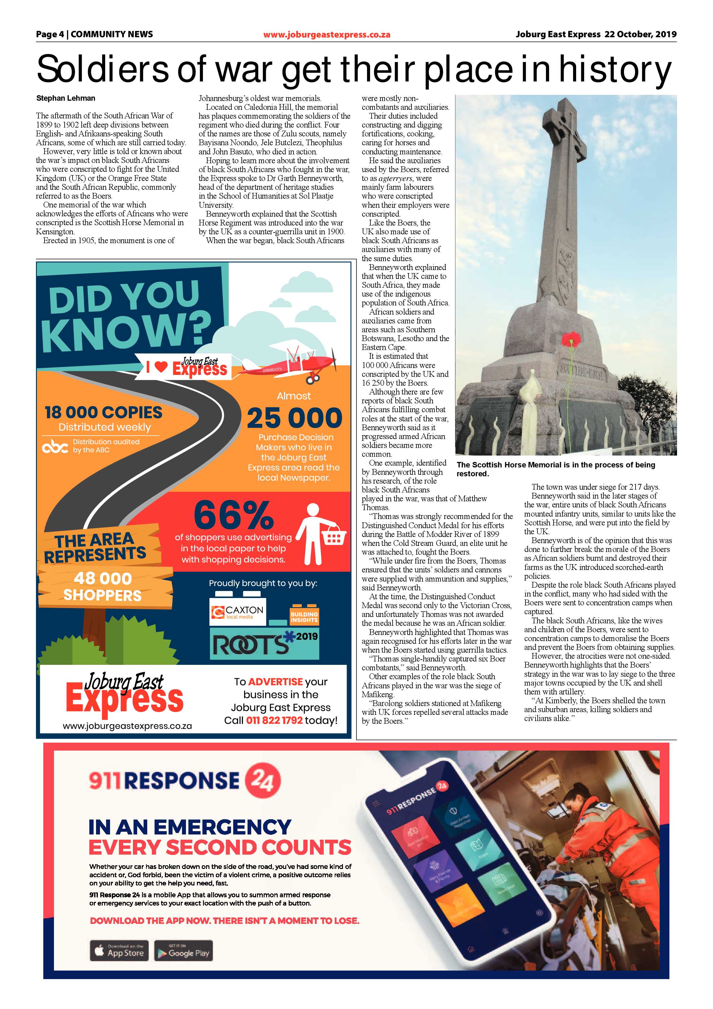 Joburg East Express 22 October 2019 page 4