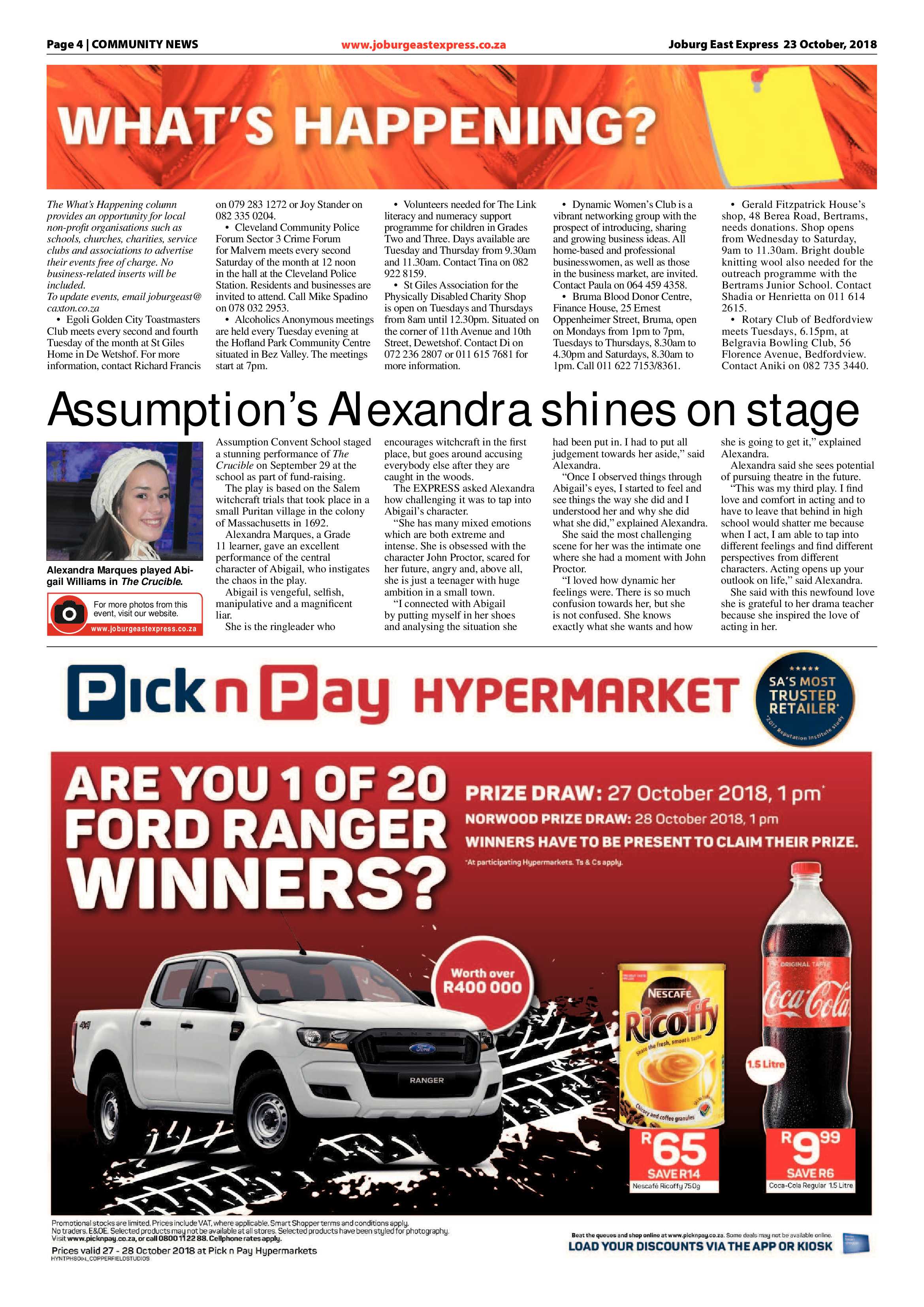 Joburg East Express 23 October 2018 page 4