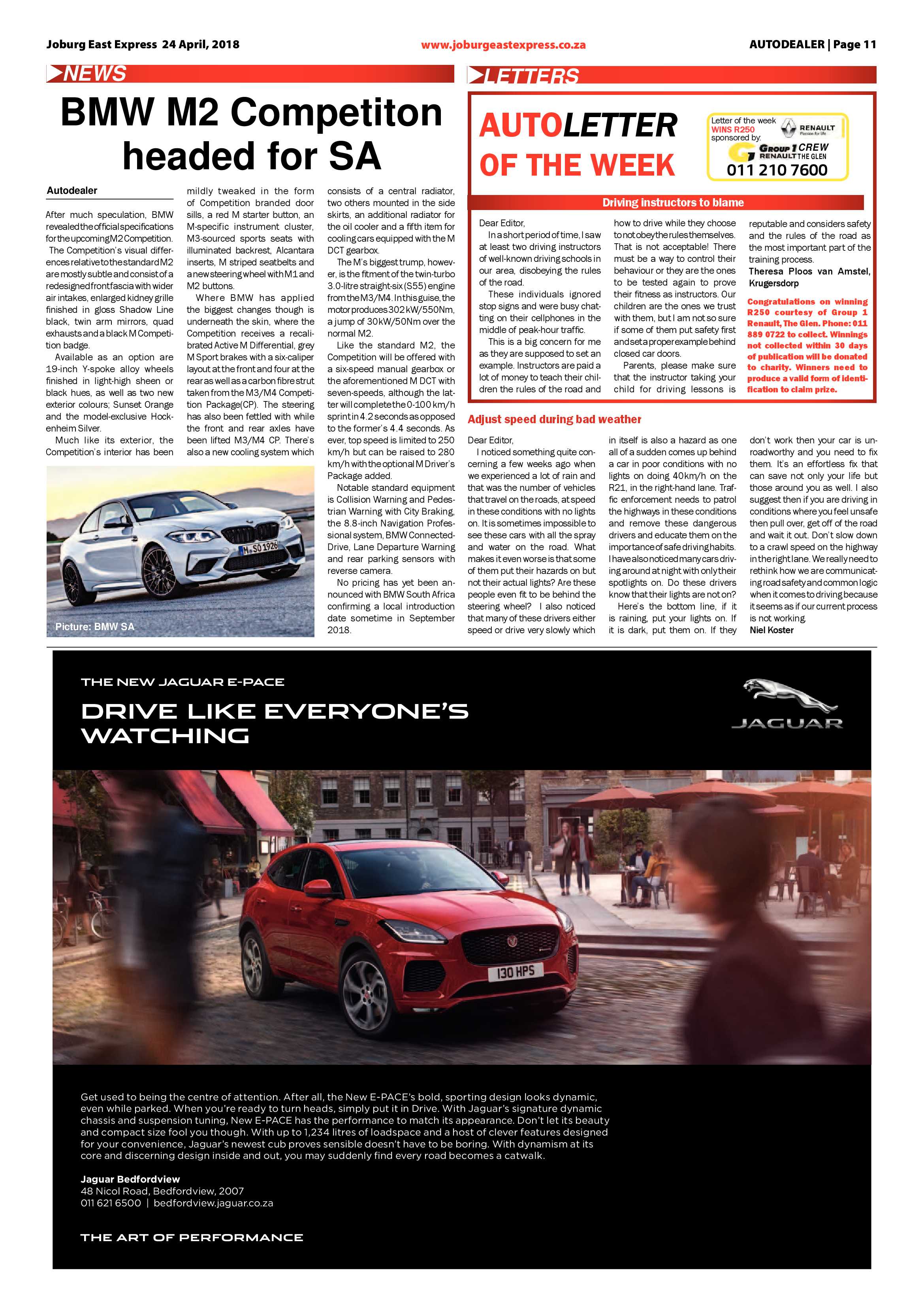 Joburg East Express 24 April 2018 page 11