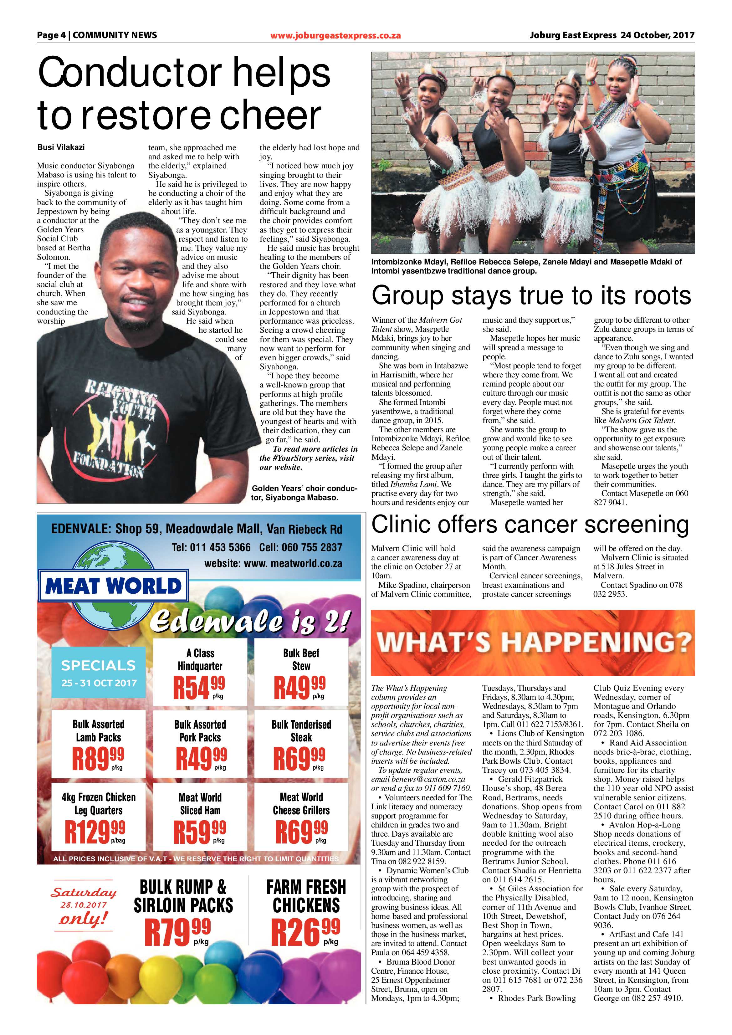 Joburg East Express 24 October 2017 page 4