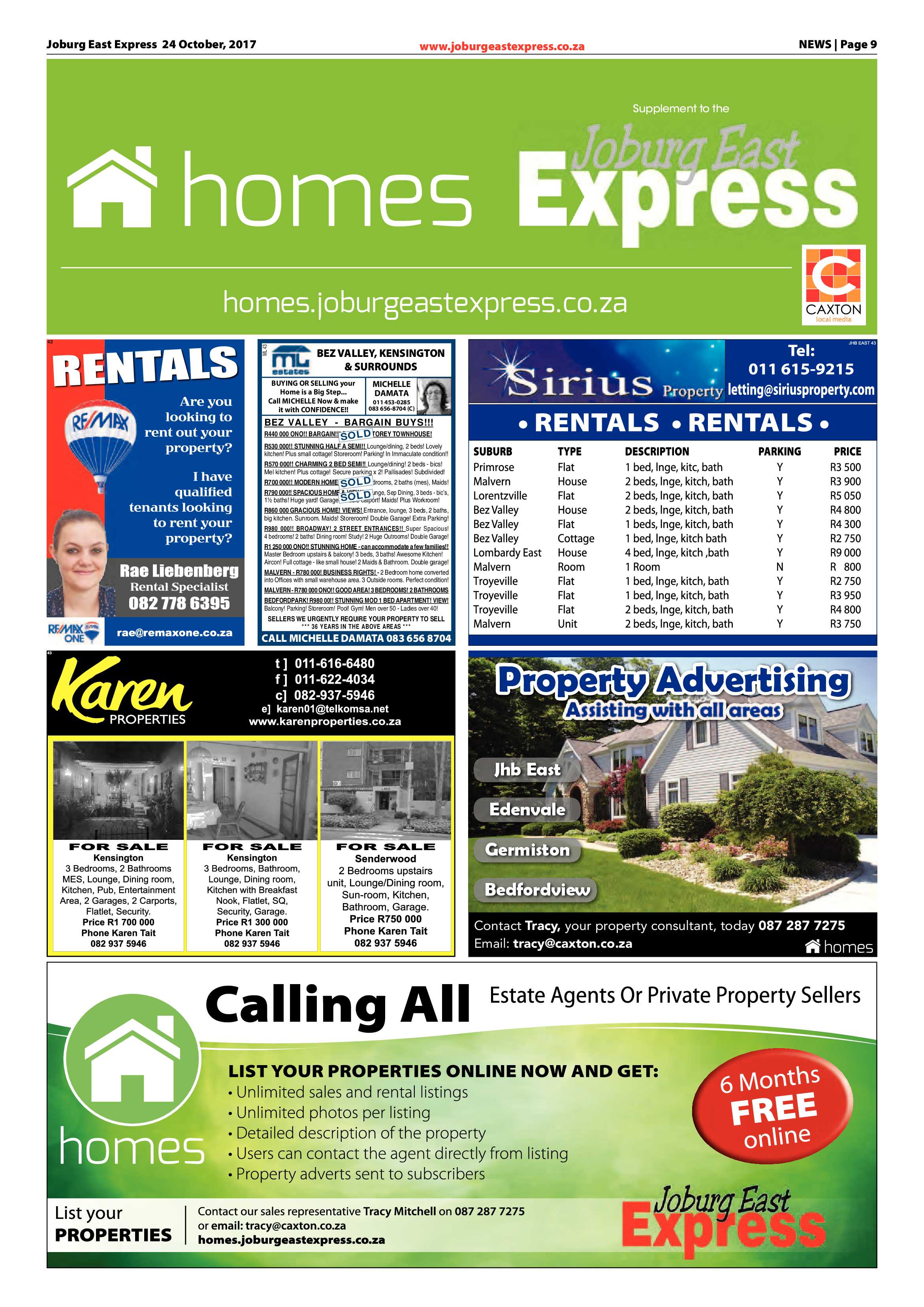 Joburg East Express 24 October 2017 page 9