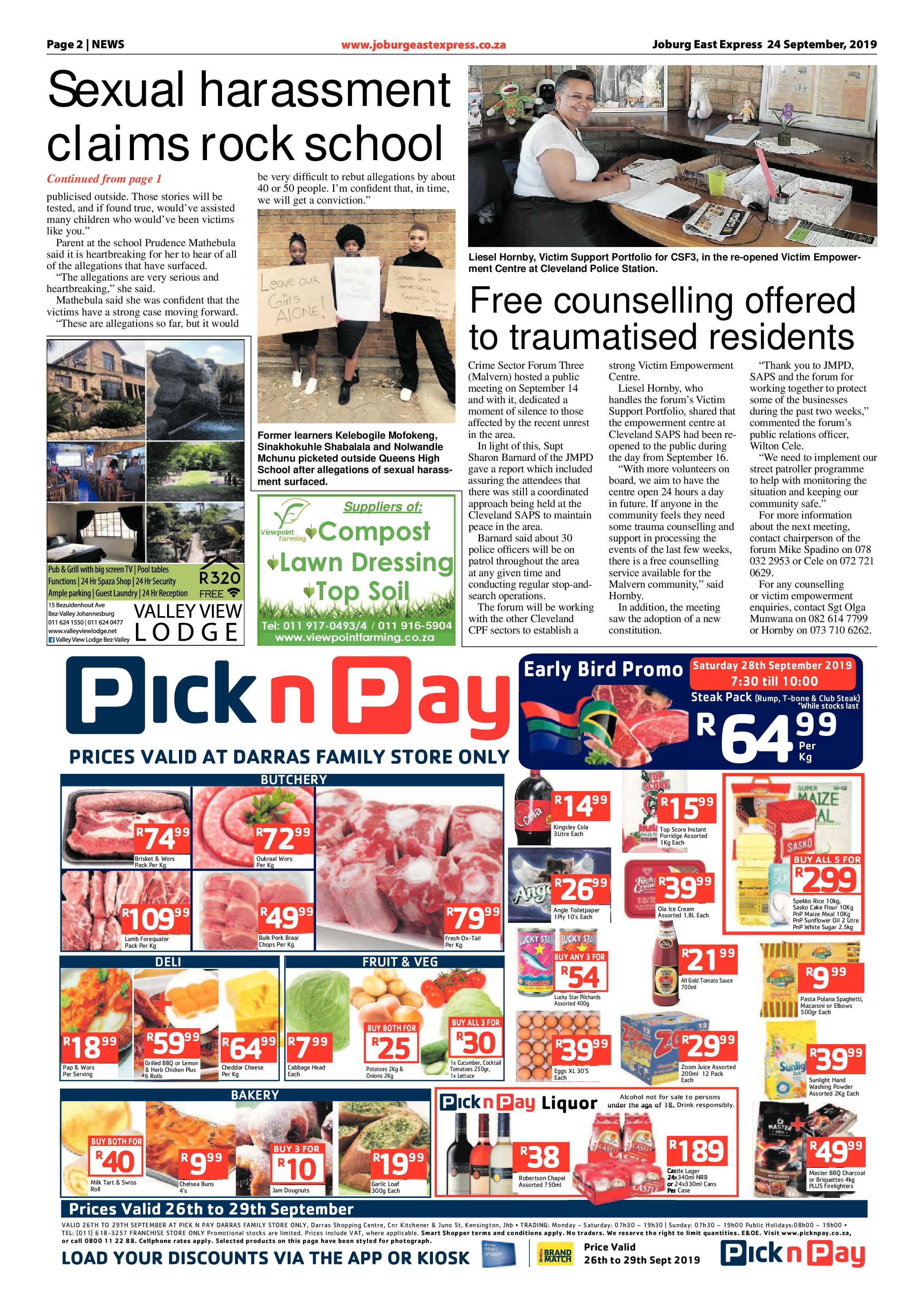 Joburg East Express 24 September 2019 page 2