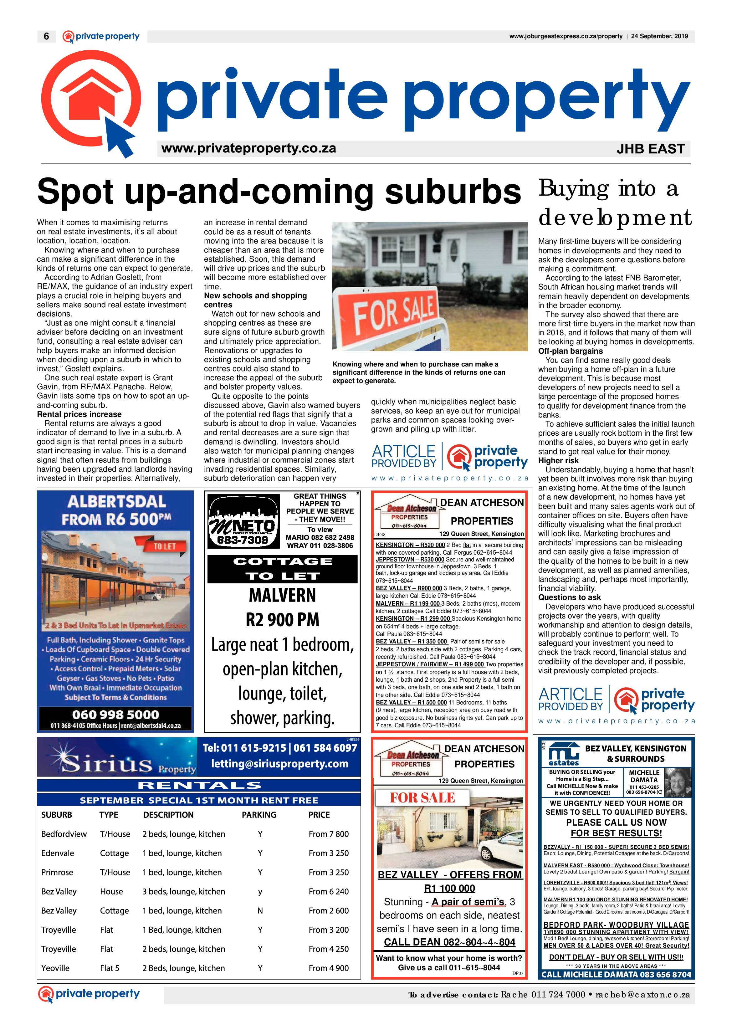 Joburg East Express 24 September 2019 page 6