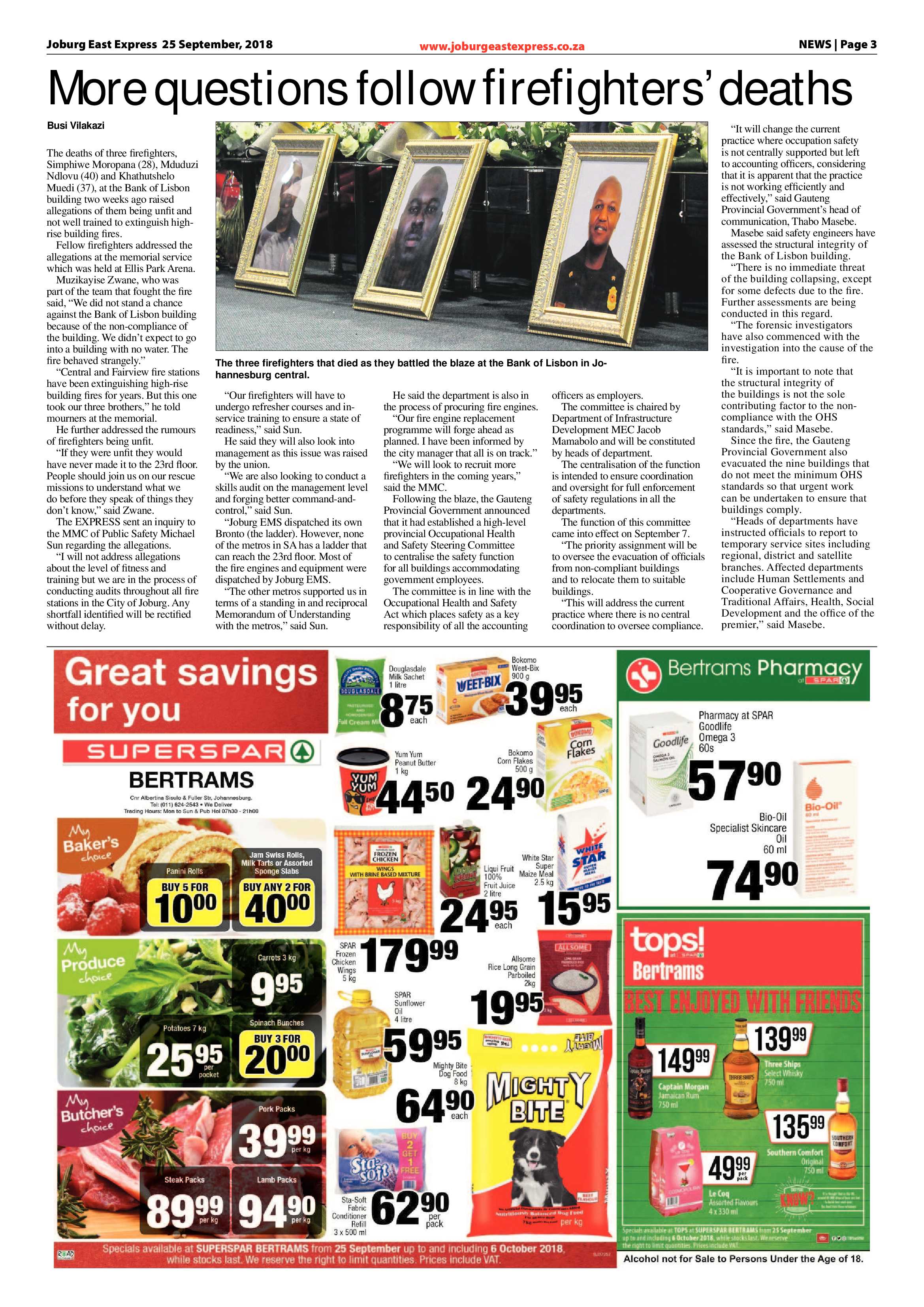 Joburg East Express 25 September 2018 page 3