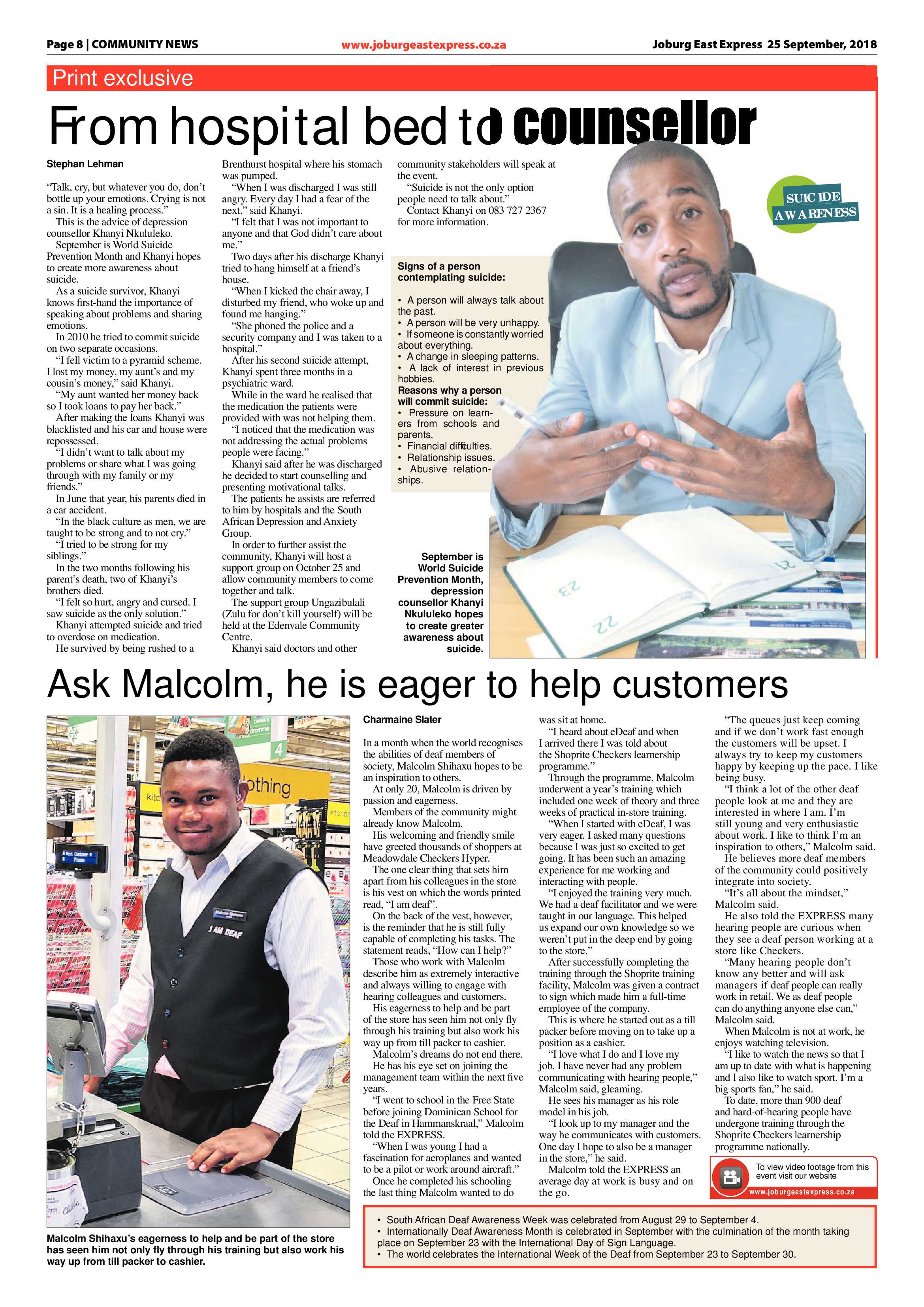 Joburg East Express 25 September 2018 page 8