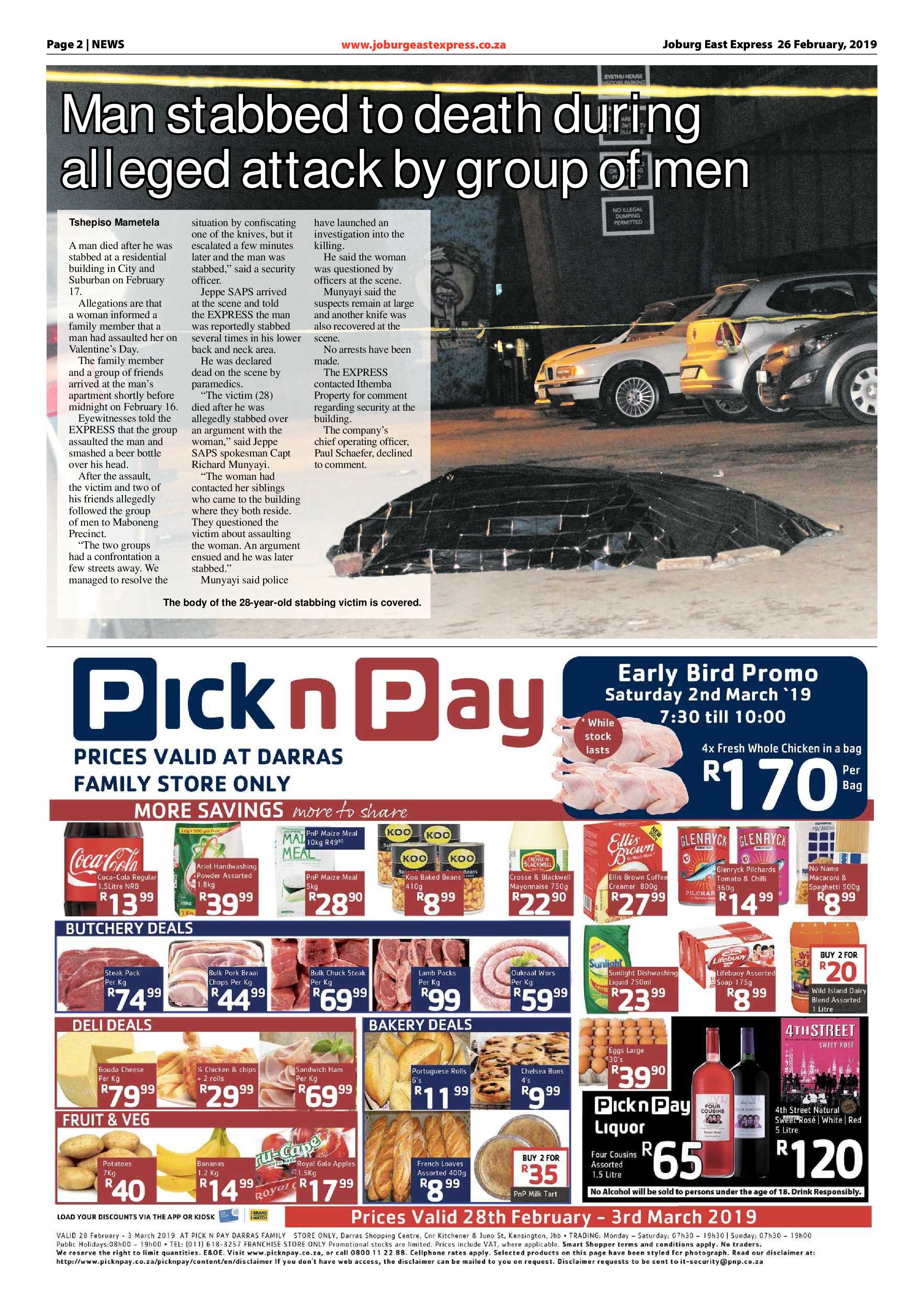 Joburg East Express 26 February 2019 page 2