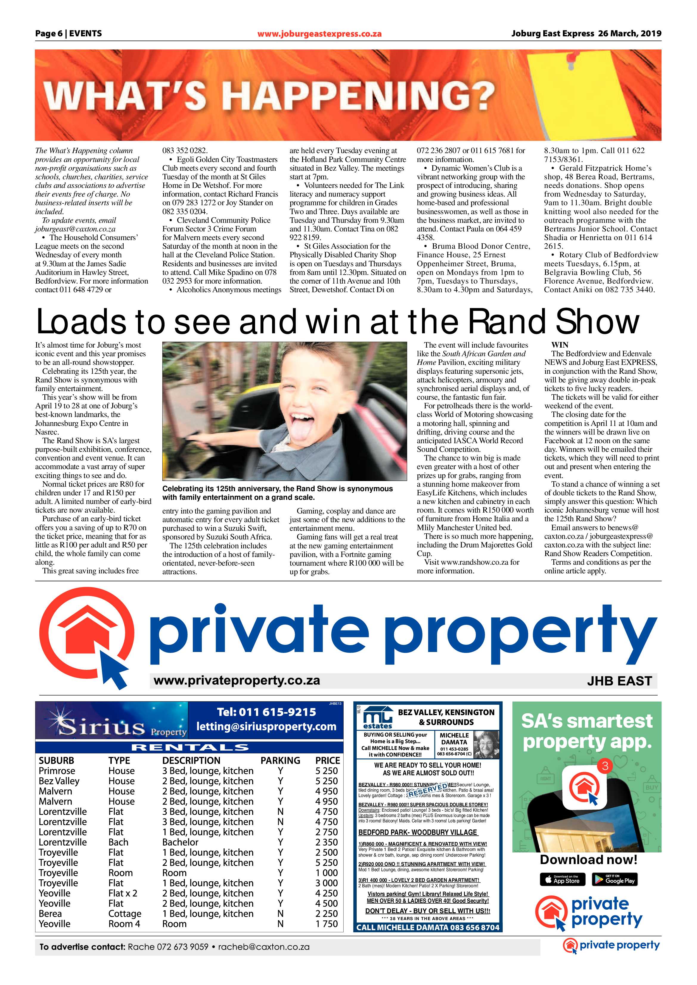 Joburg East Express 26 March 2019 page 6