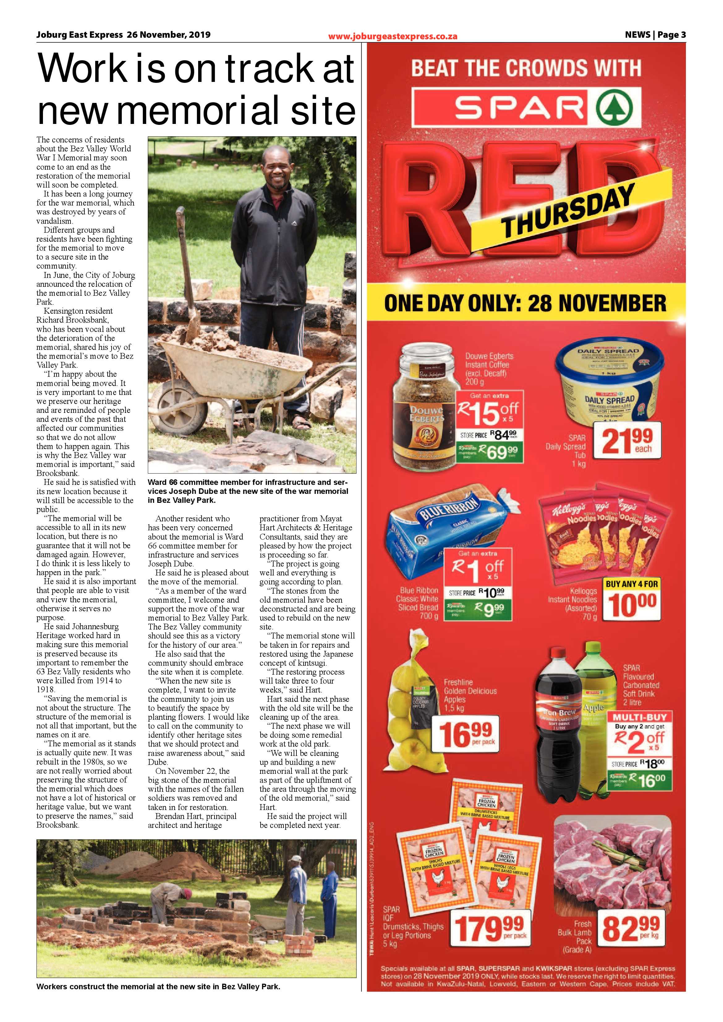 Joburg East Express 26 November 2019 page 3