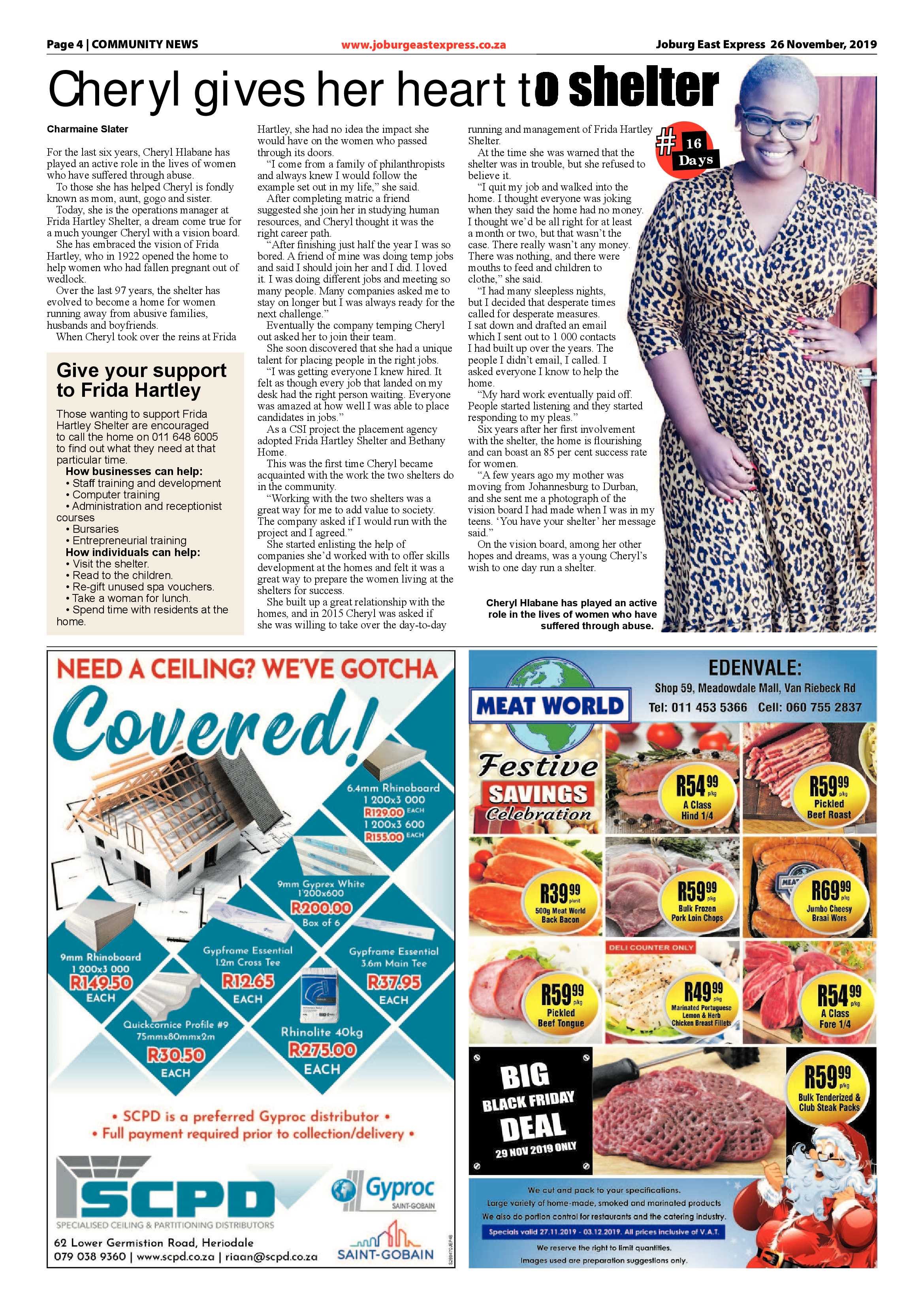 Joburg East Express 26 November 2019 page 4