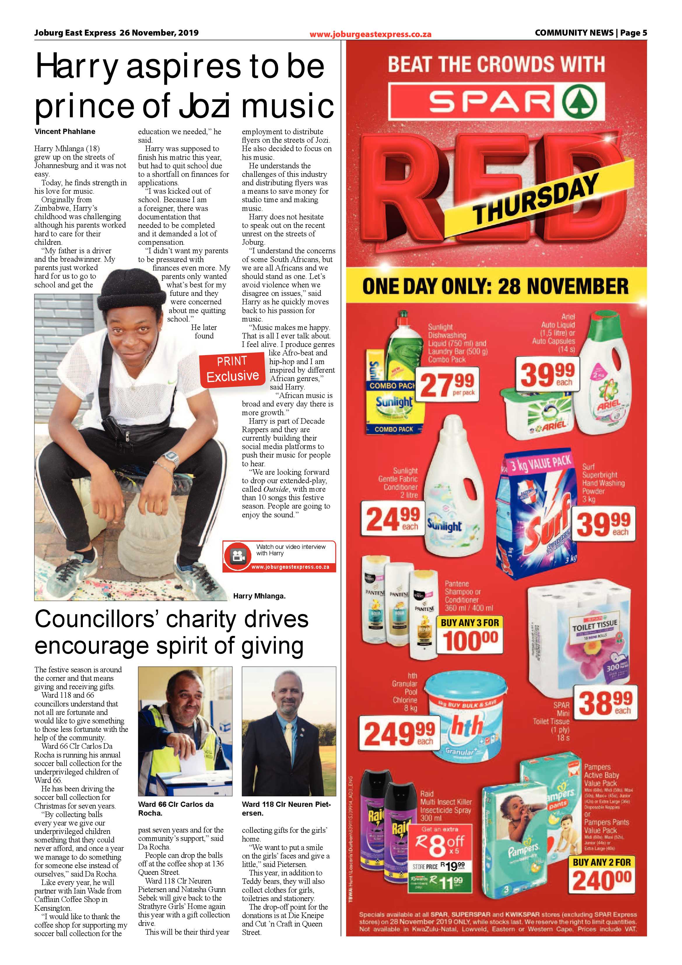 Joburg East Express 26 November 2019 page 5