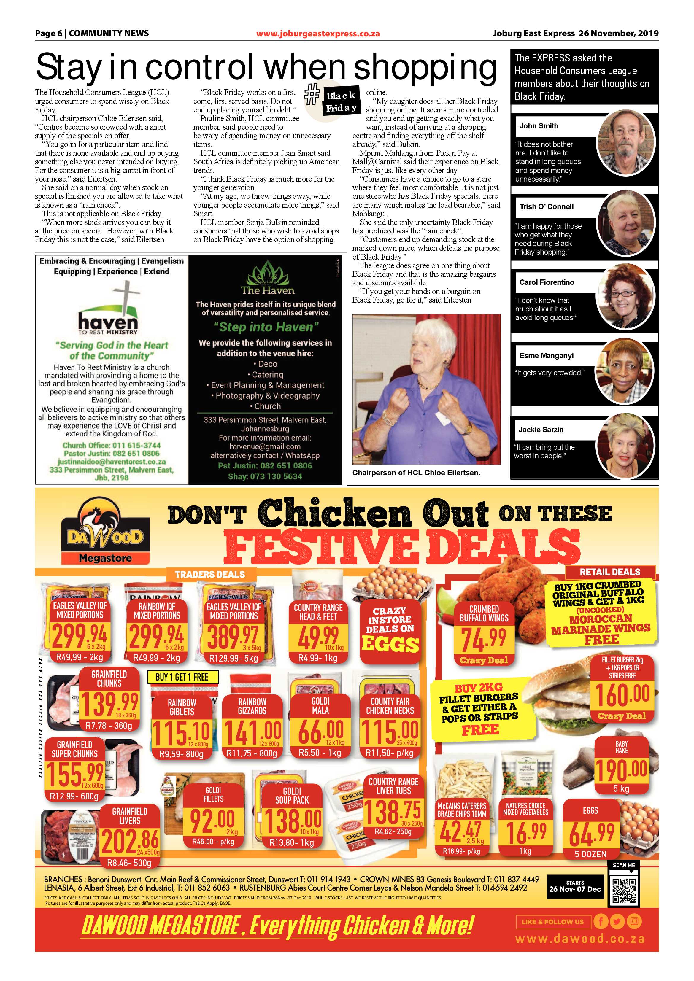 Joburg East Express 26 November 2019 page 6