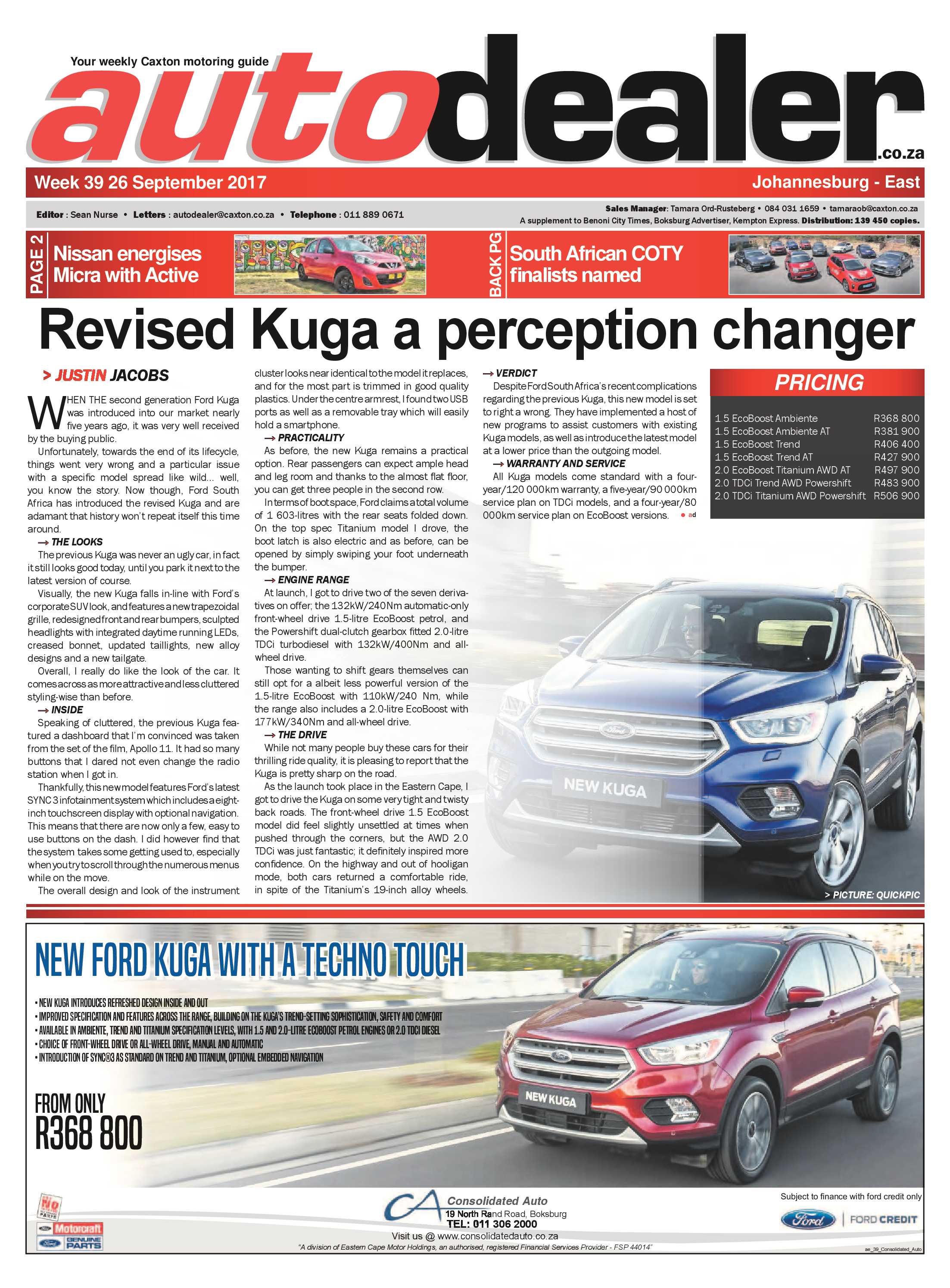 Joburg East Express 26 September 2017 page 17