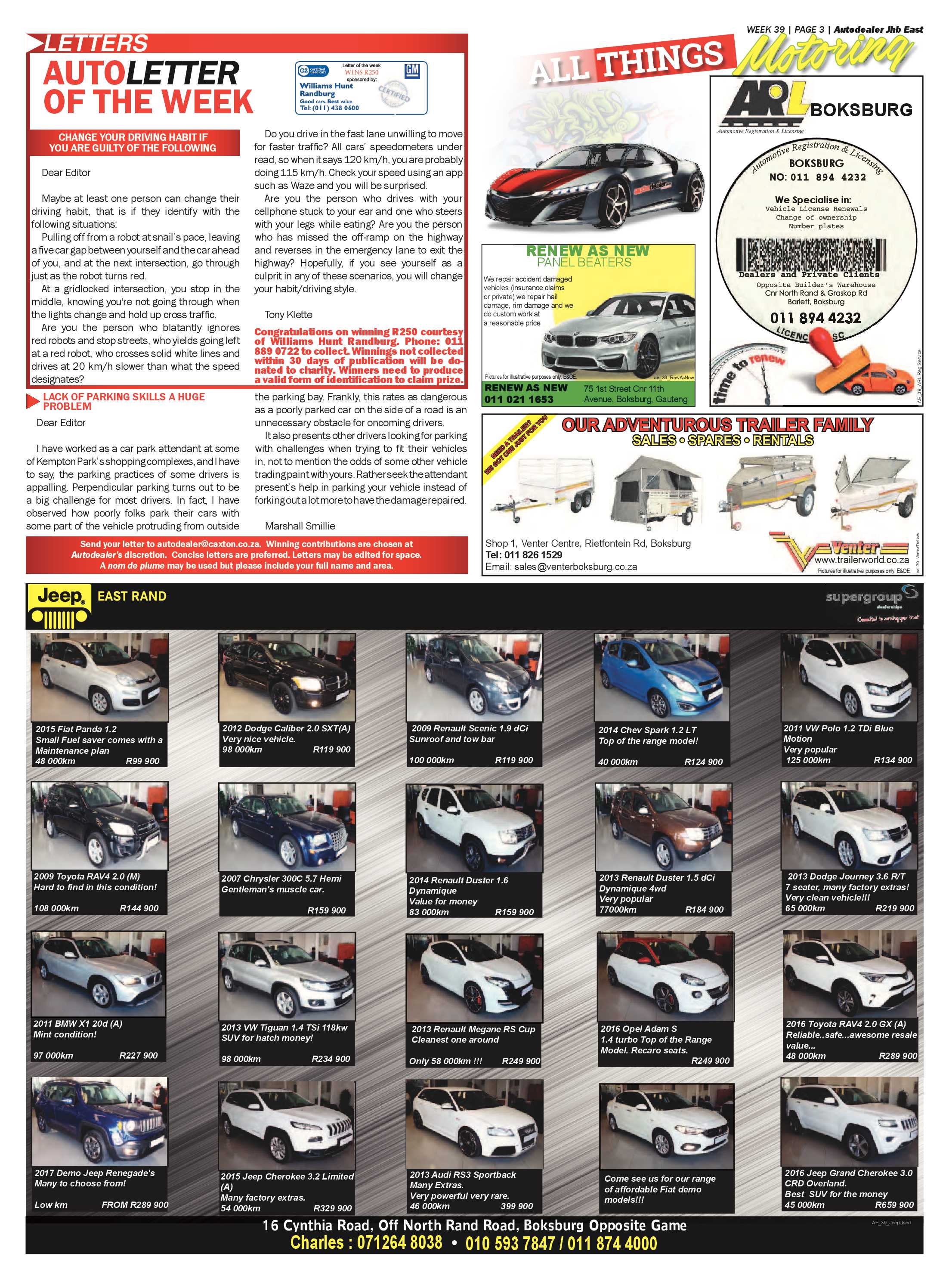 Joburg East Express 26 September 2017 page 19