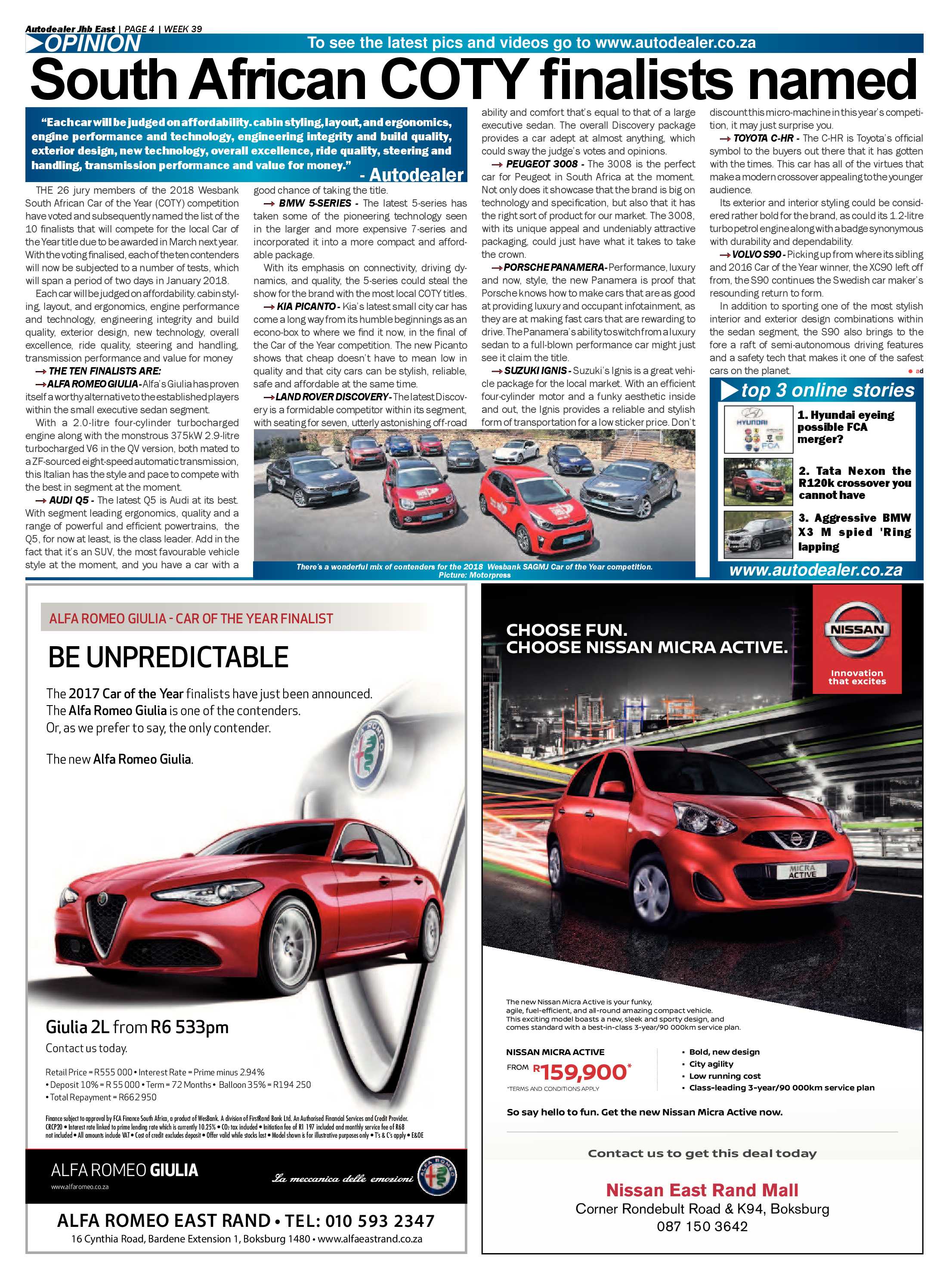 Joburg East Express 26 September 2017 page 20
