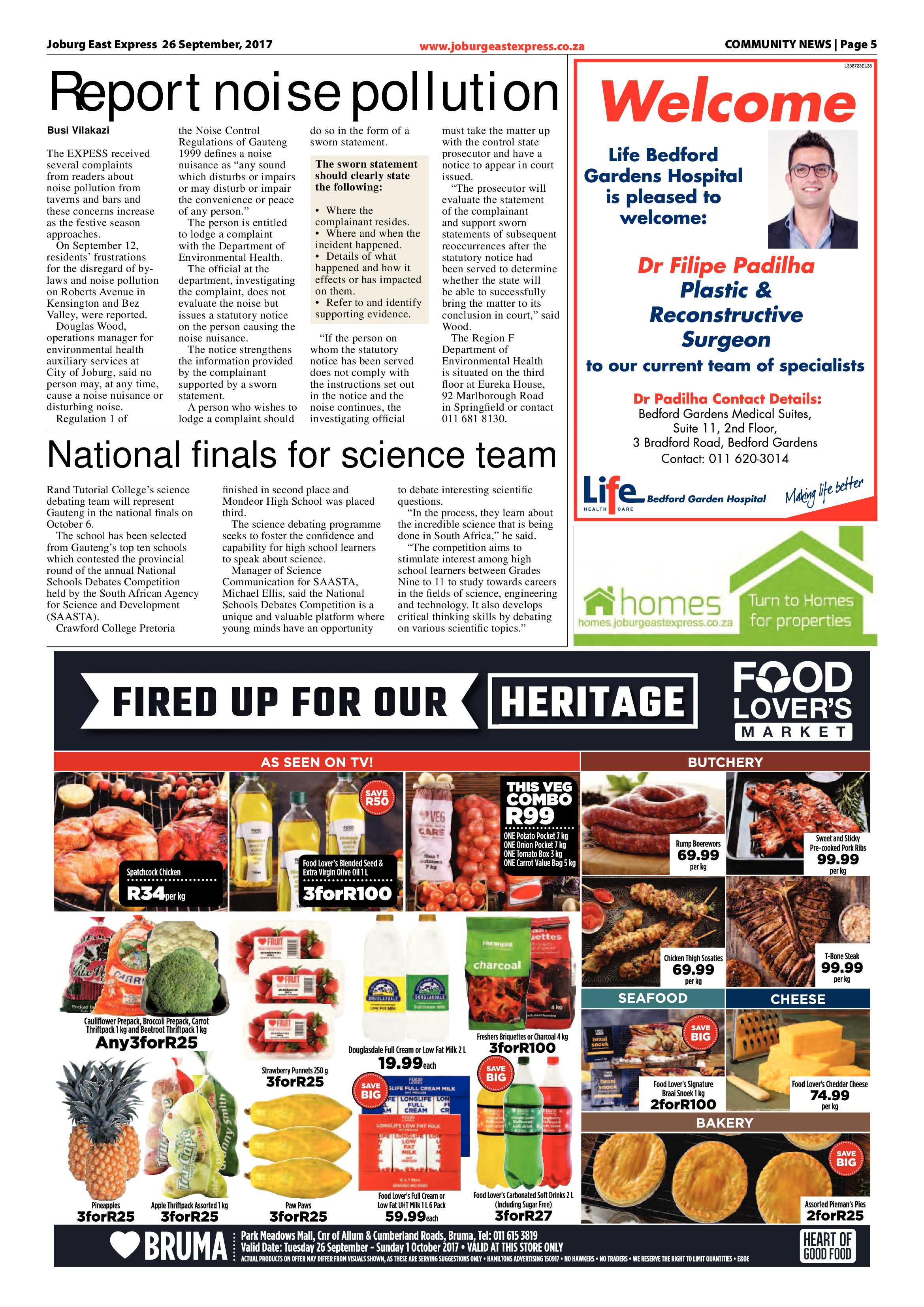 Joburg East Express 26 September 2017 page 5