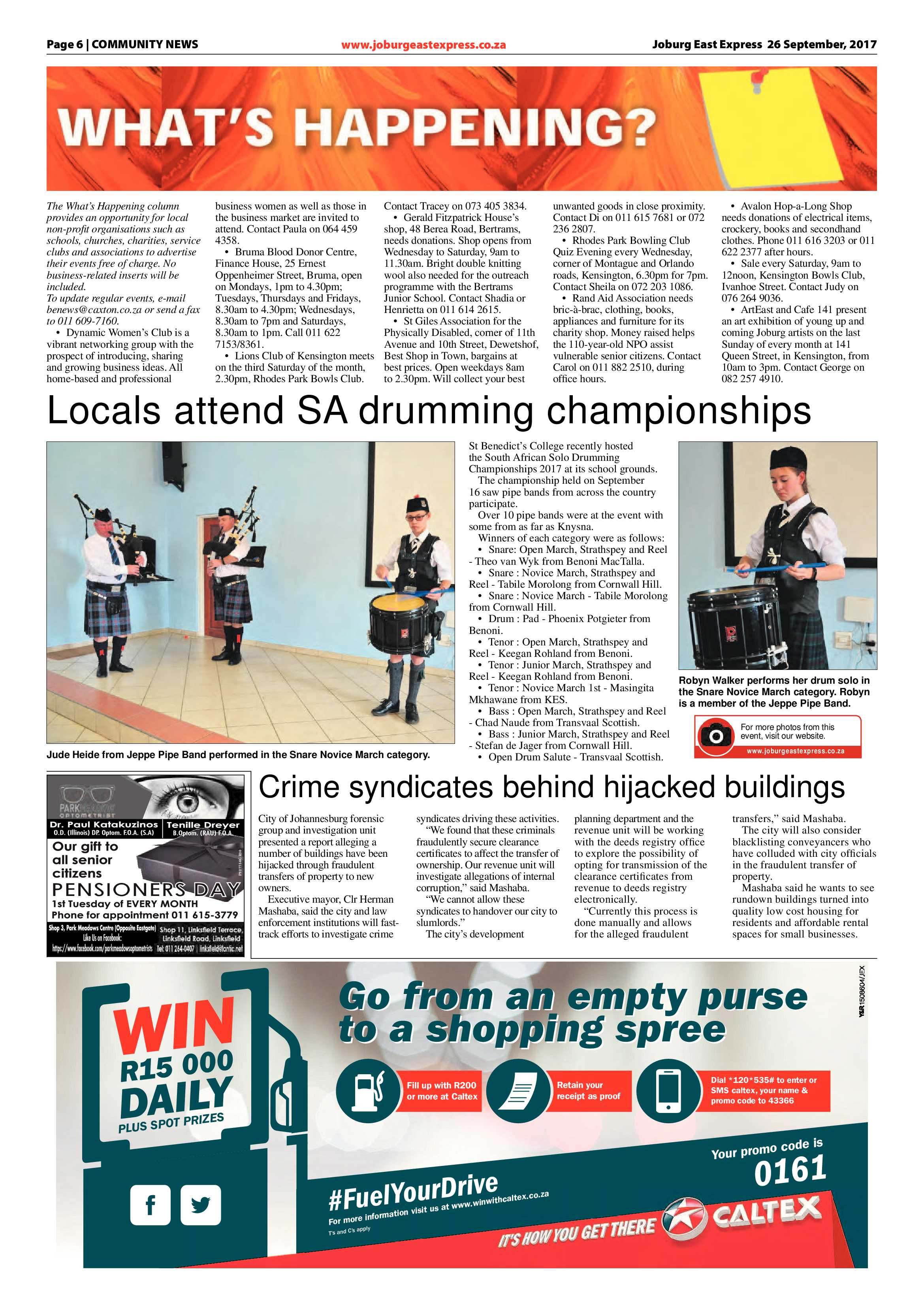 Joburg East Express 26 September 2017 page 6