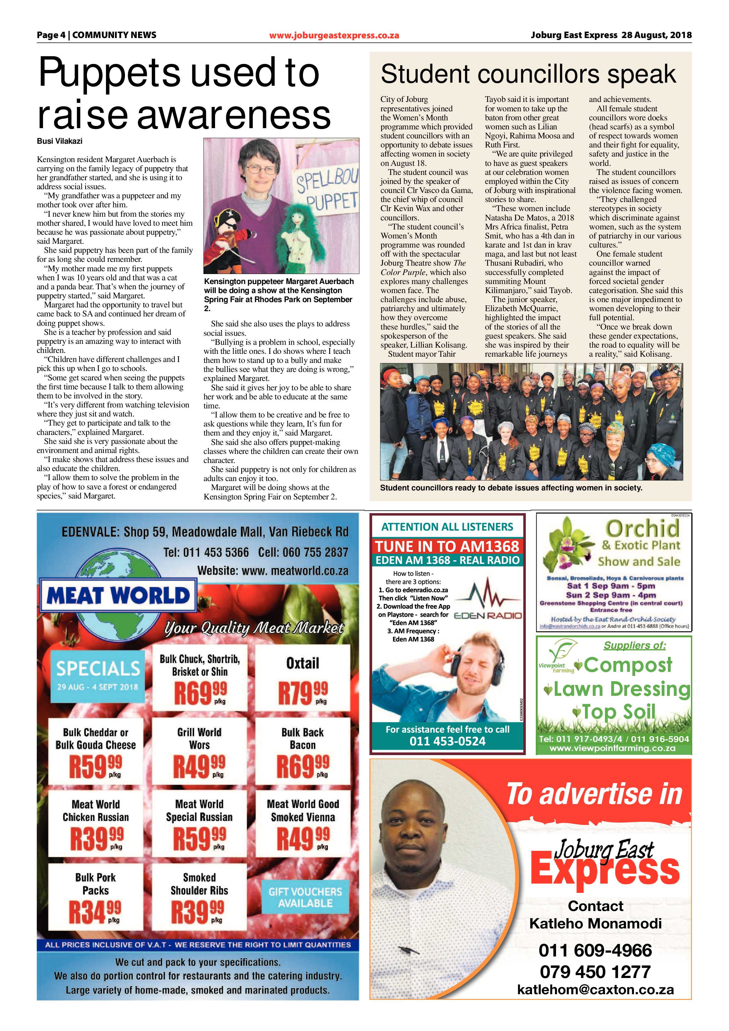 Joburg East Express 28 August 2018 page 4