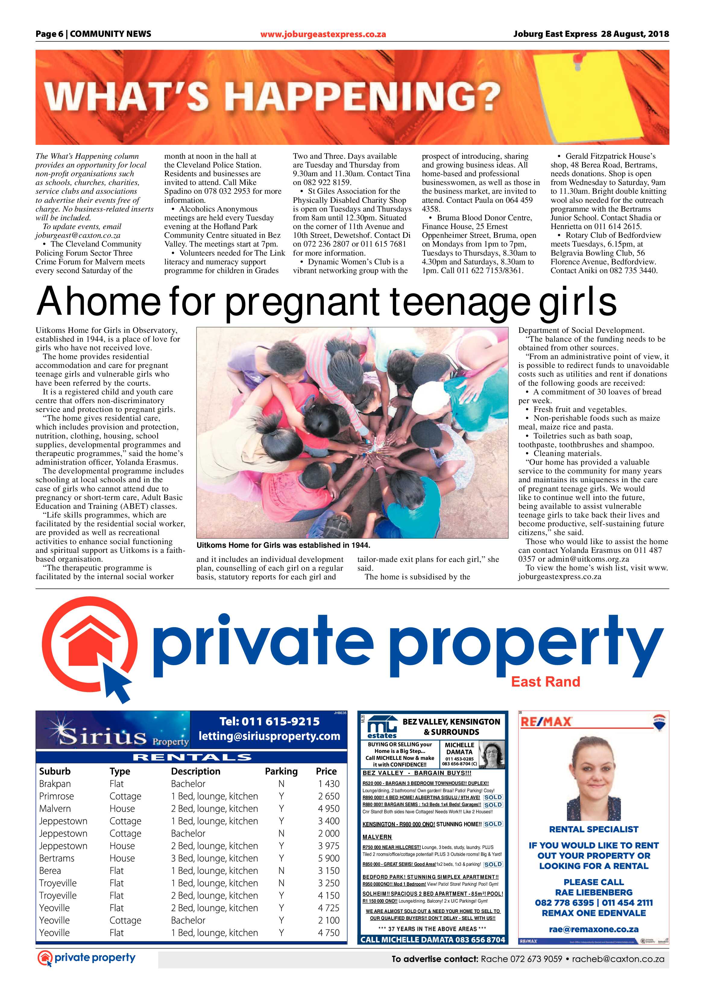 Joburg East Express 28 August 2018 page 6