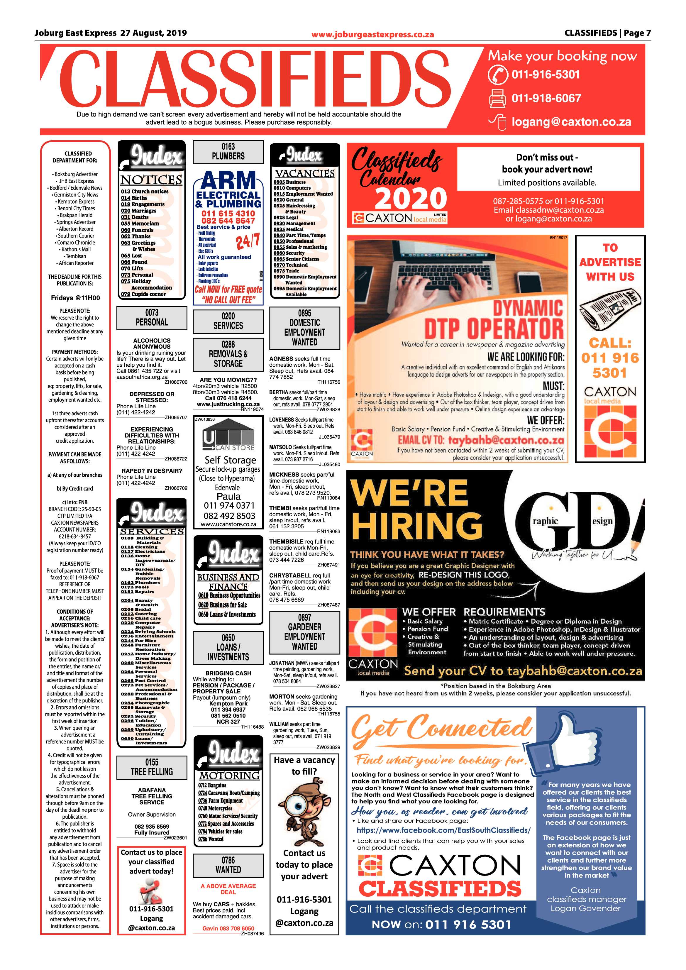 Joburg East Express 27 August 2019 page 7