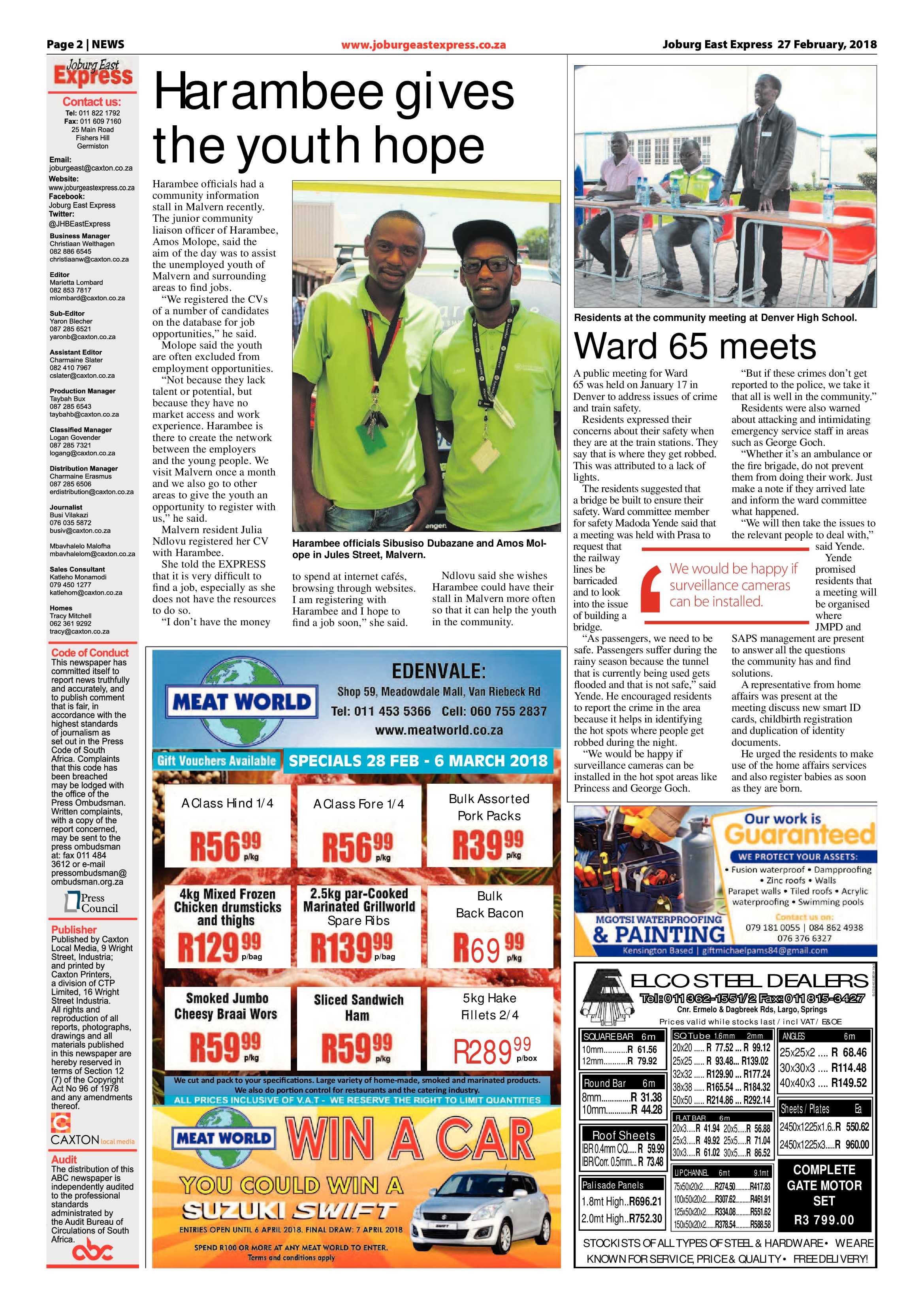 Joburg East Express 27 February 2018 page 2