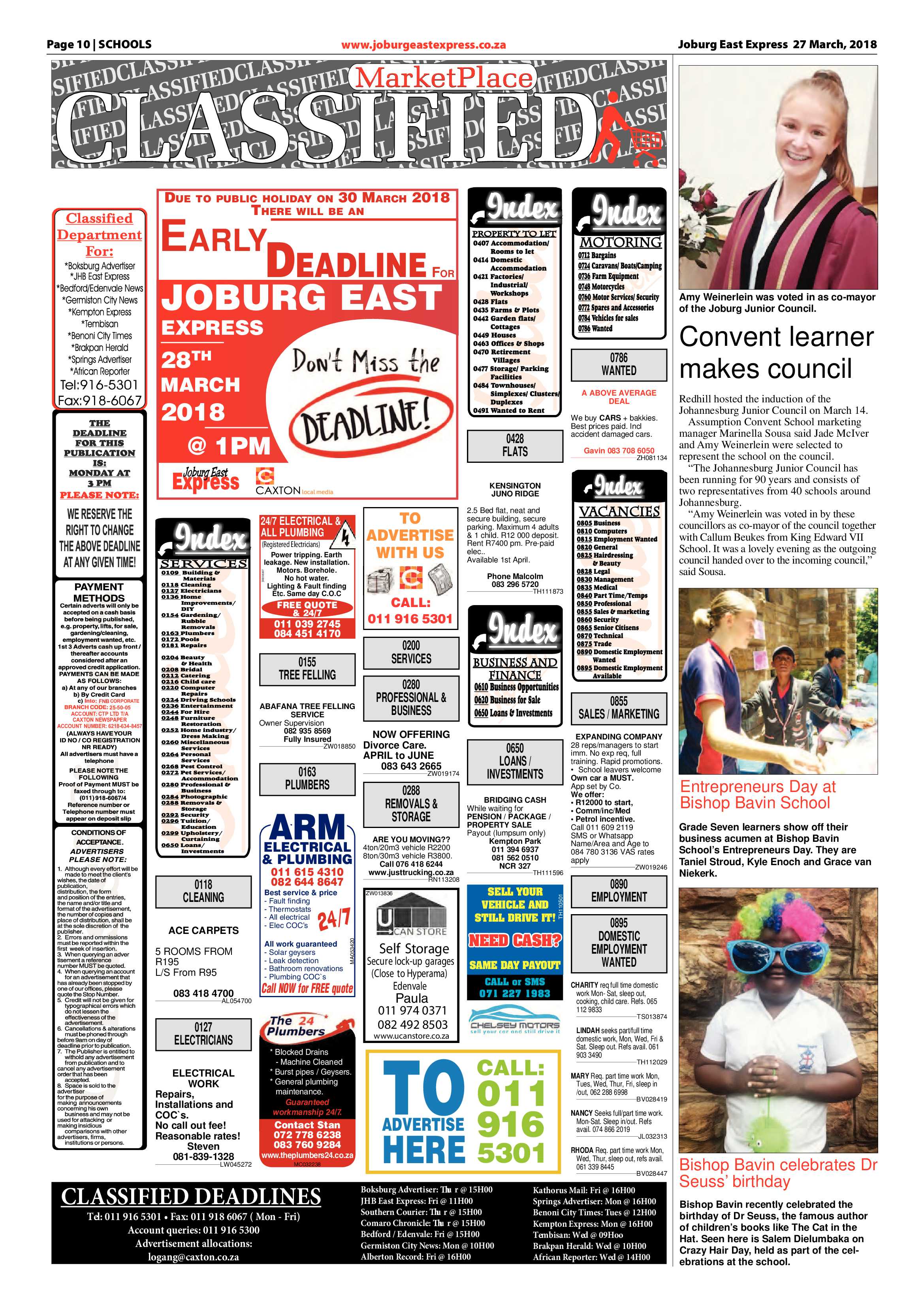 Joburg East Express 27 March 2018 page 10