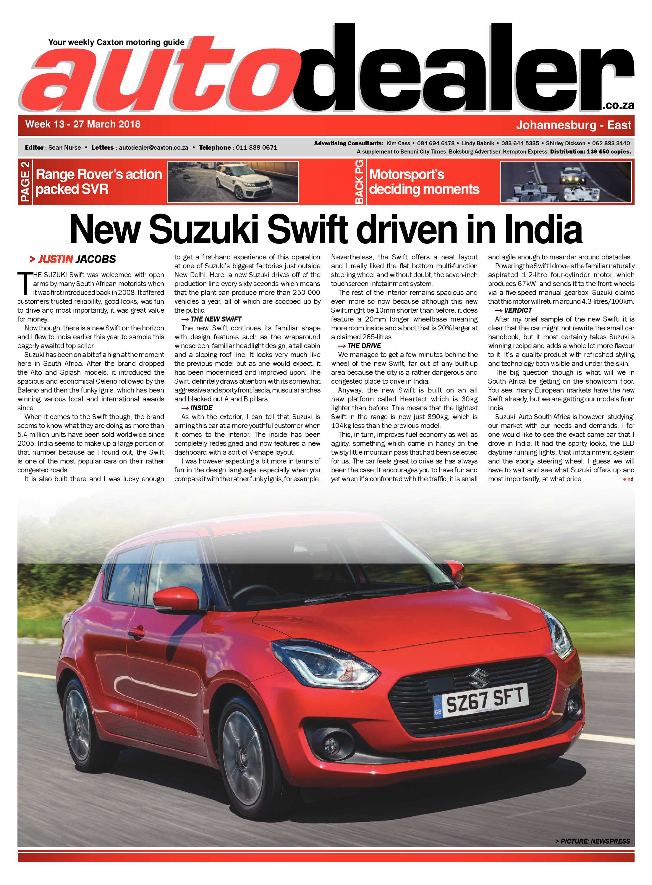 Joburg East Express 27 March 2018 page 13