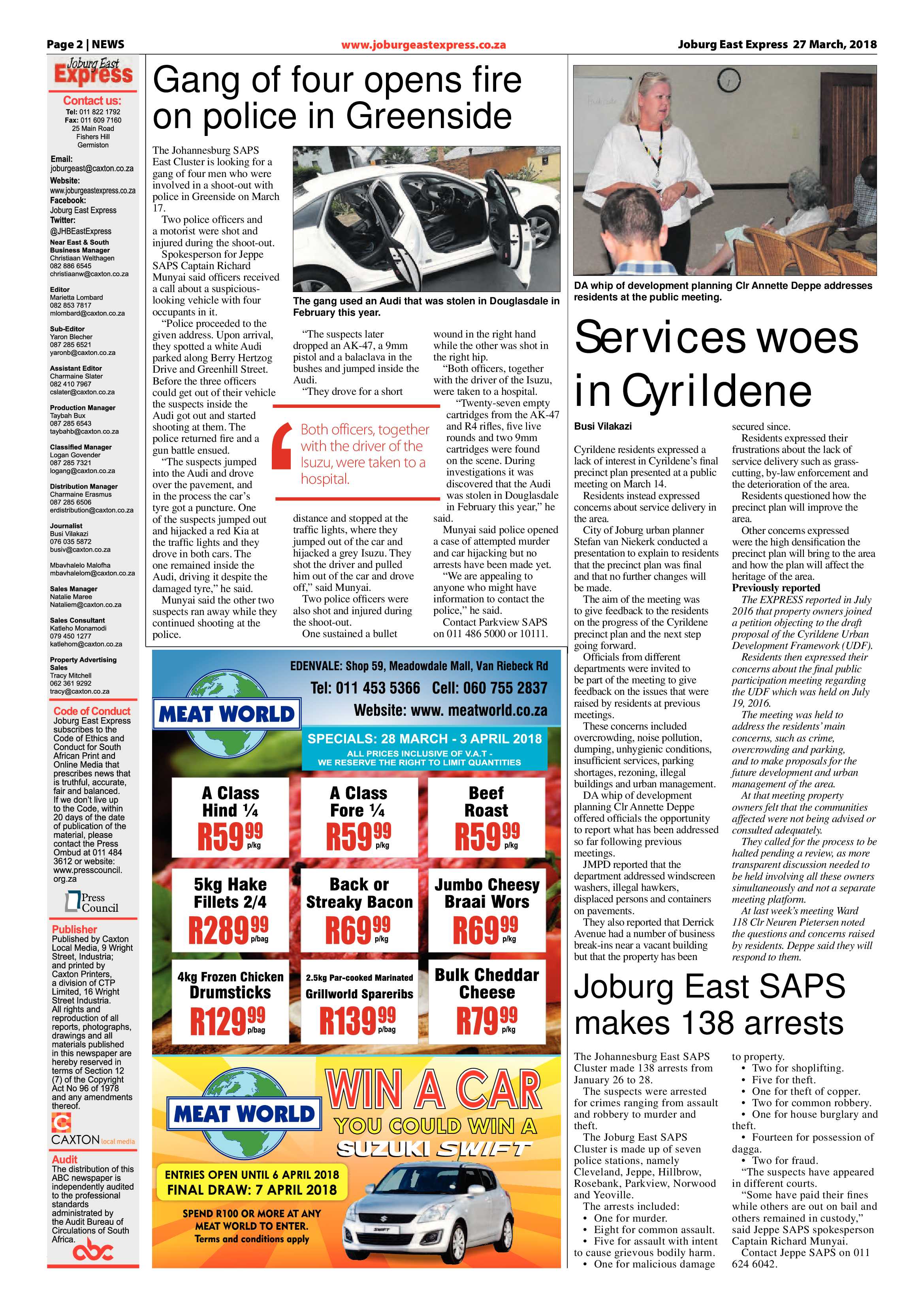 Joburg East Express 27 March 2018 page 2