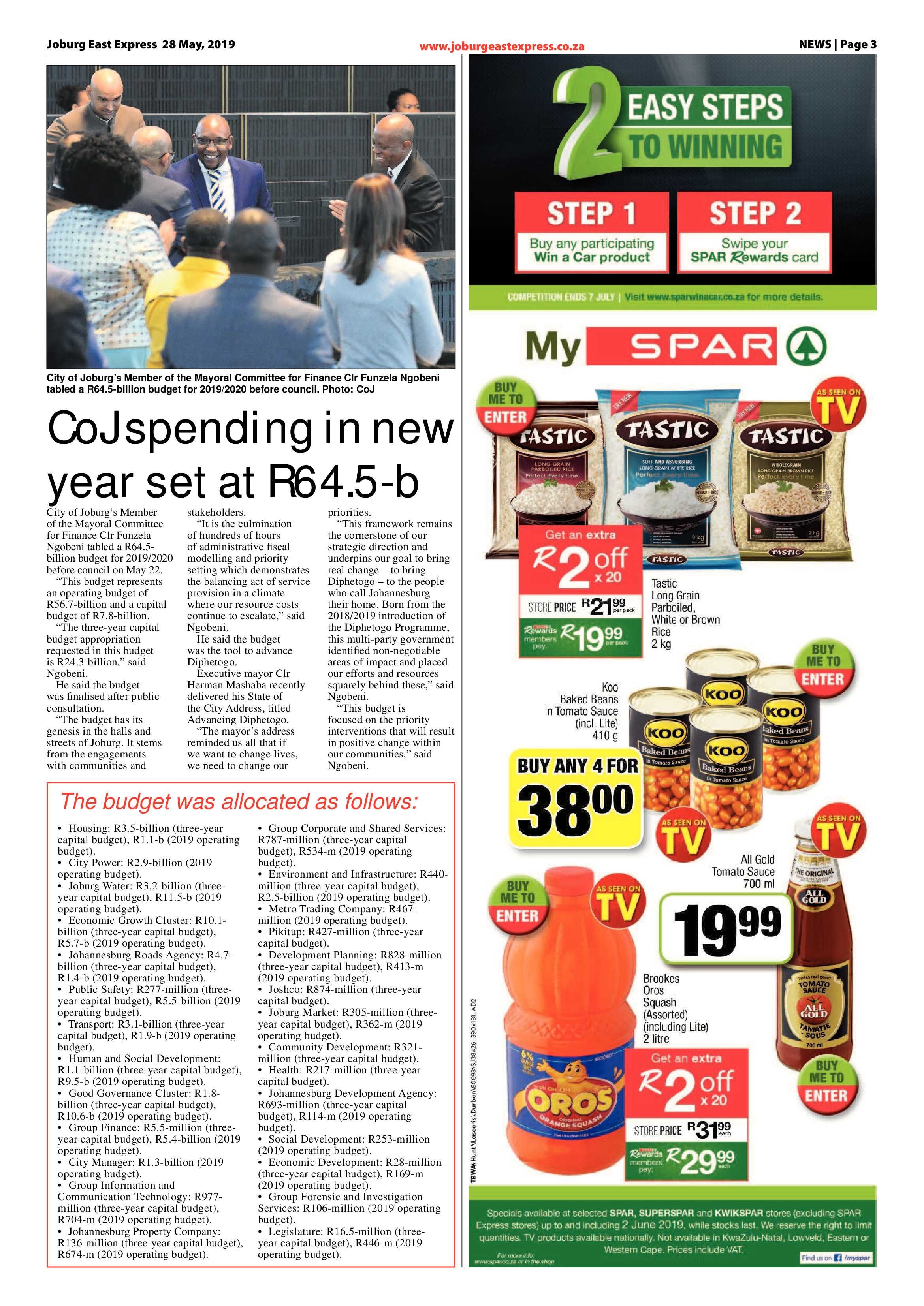 Joburg East Express 28 May 2019 page 3