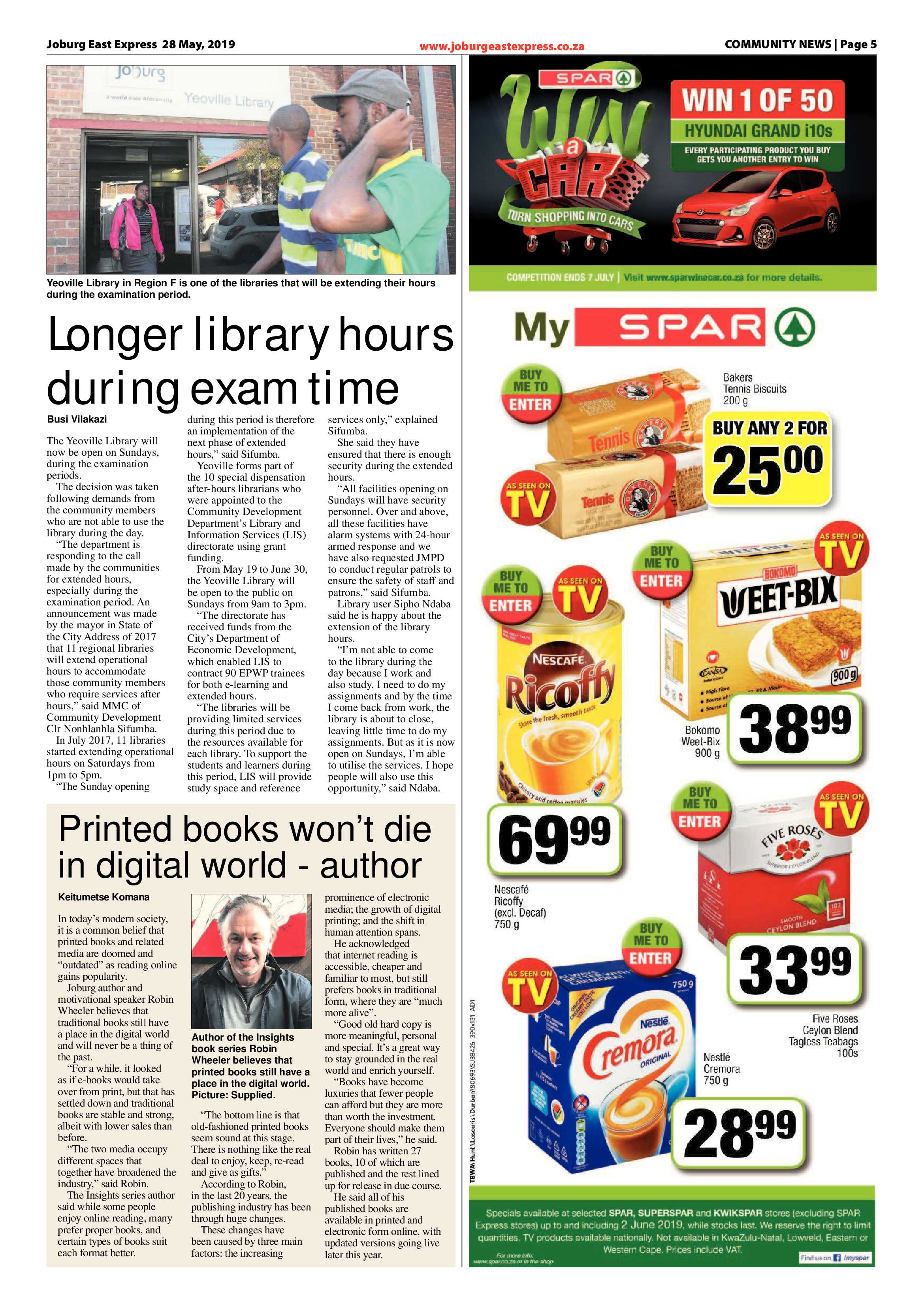 Joburg East Express 28 May 2019 page 5