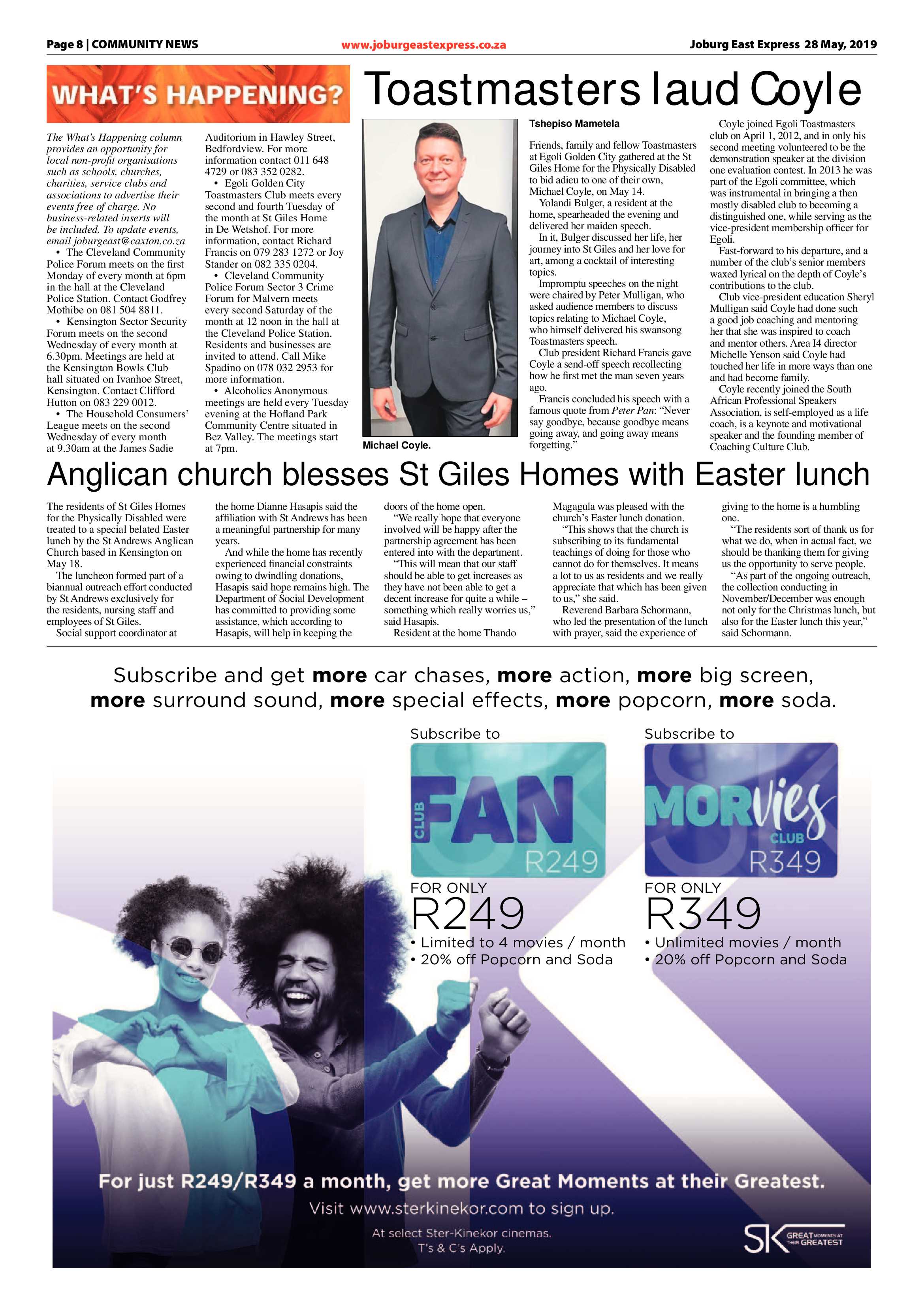 Joburg East Express 28 May 2019 page 8