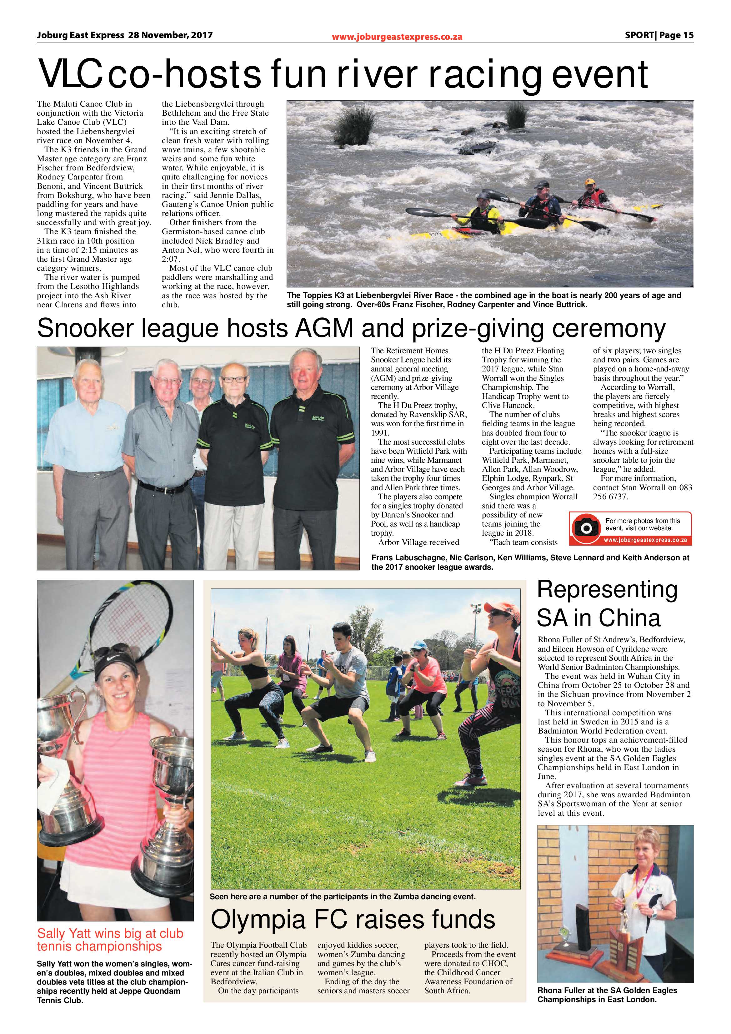 Joburg East Express 28 November 2017 page 15