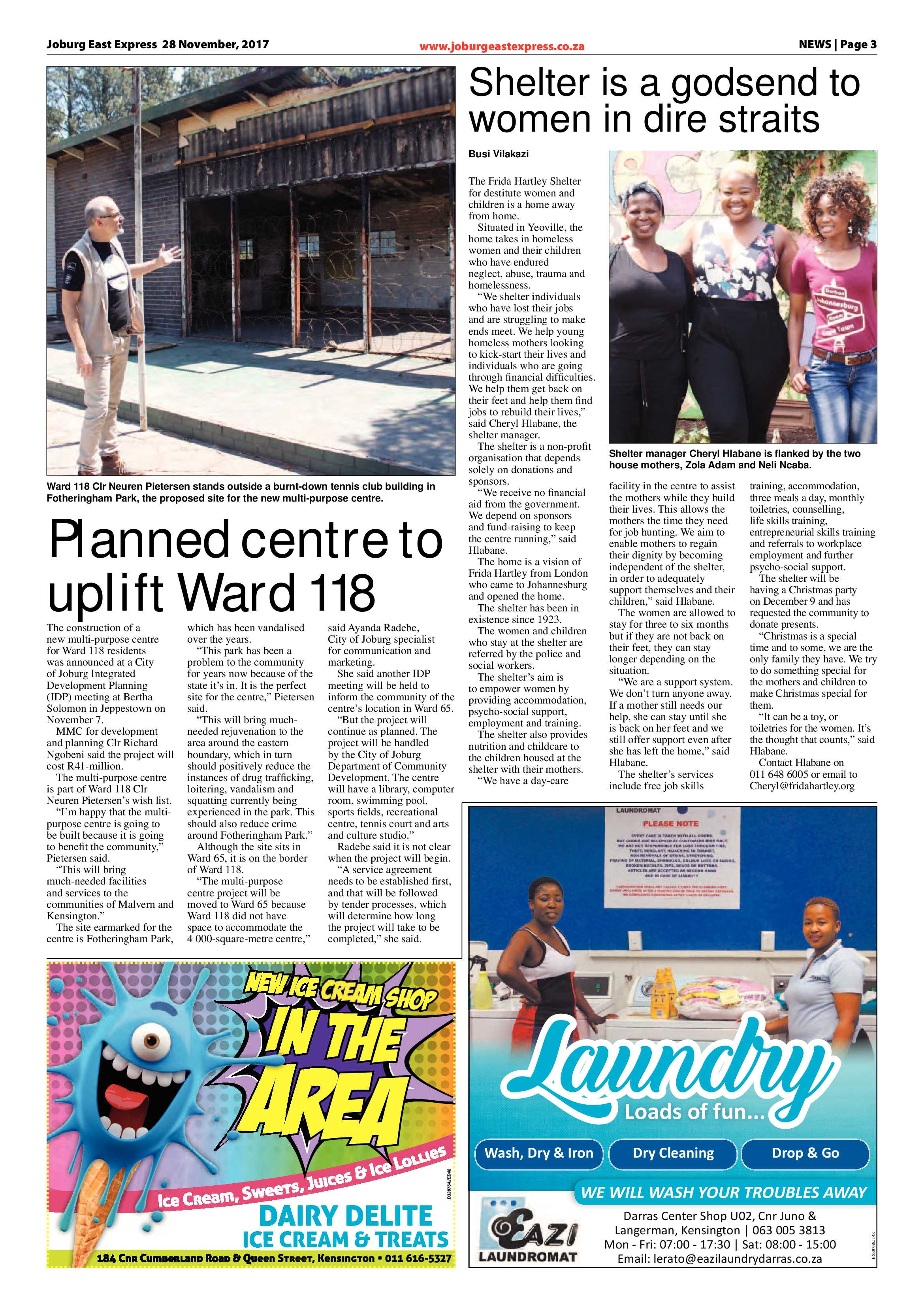 Joburg East Express 28 November 2017 page 3