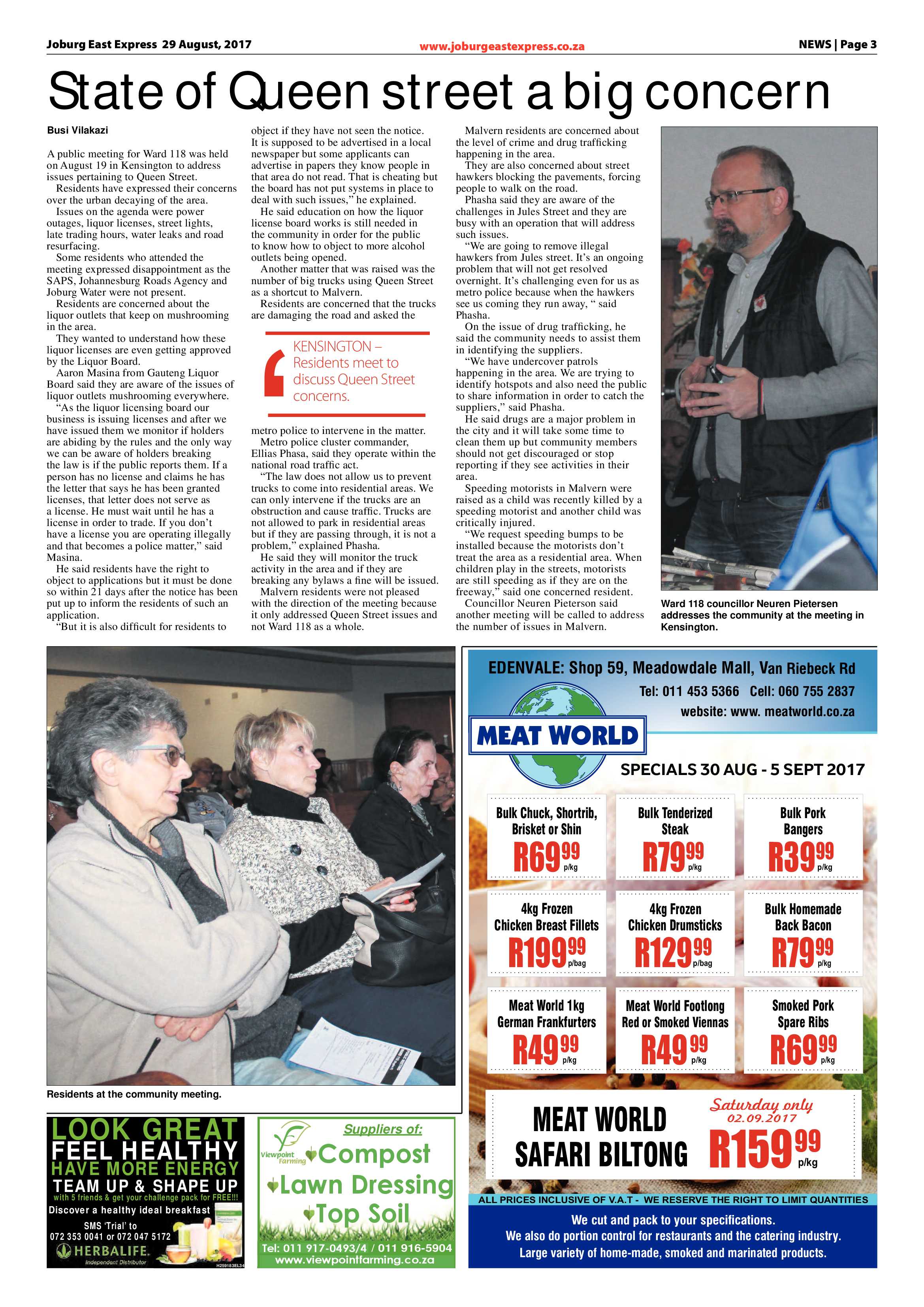 Joburg East Express 29 August 2017 page 3
