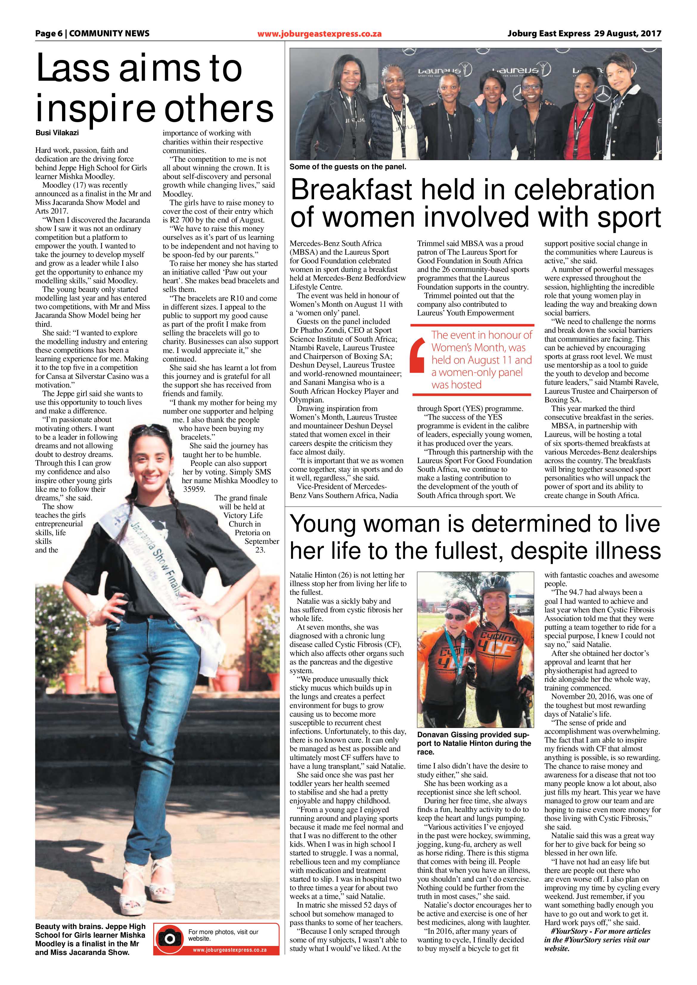 Joburg East Express 29 August 2017 page 6