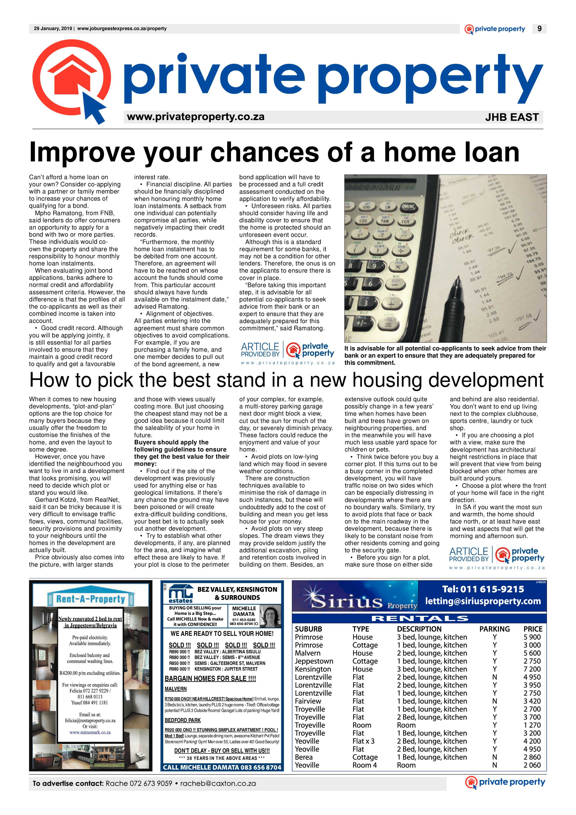 Joburg East Express 29 January 2019 page 9
