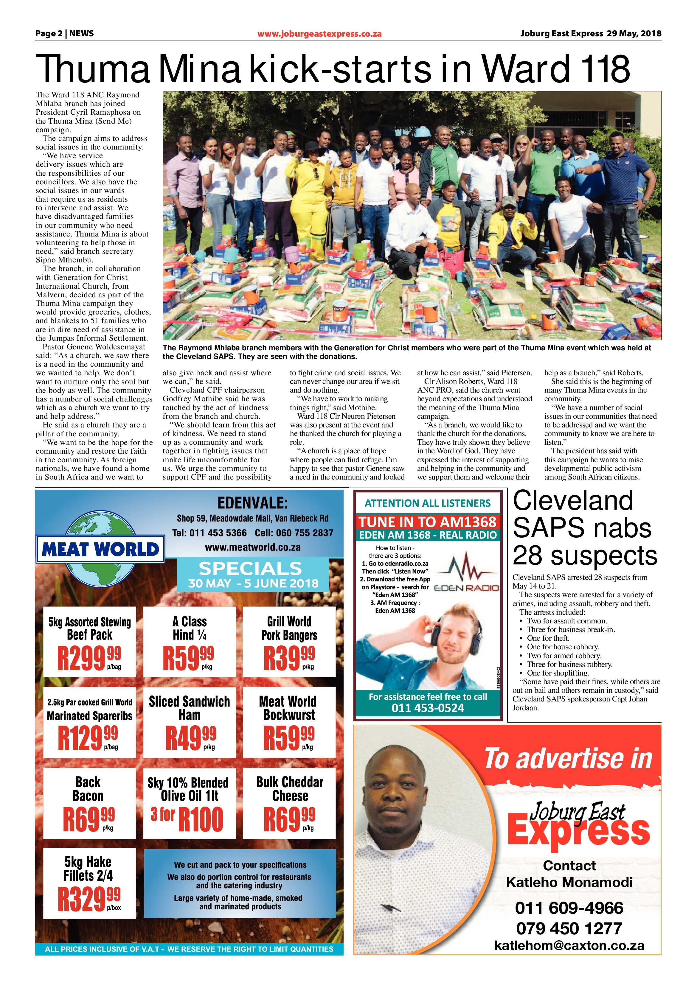 Joburg East Express 29 May 2018 page 2