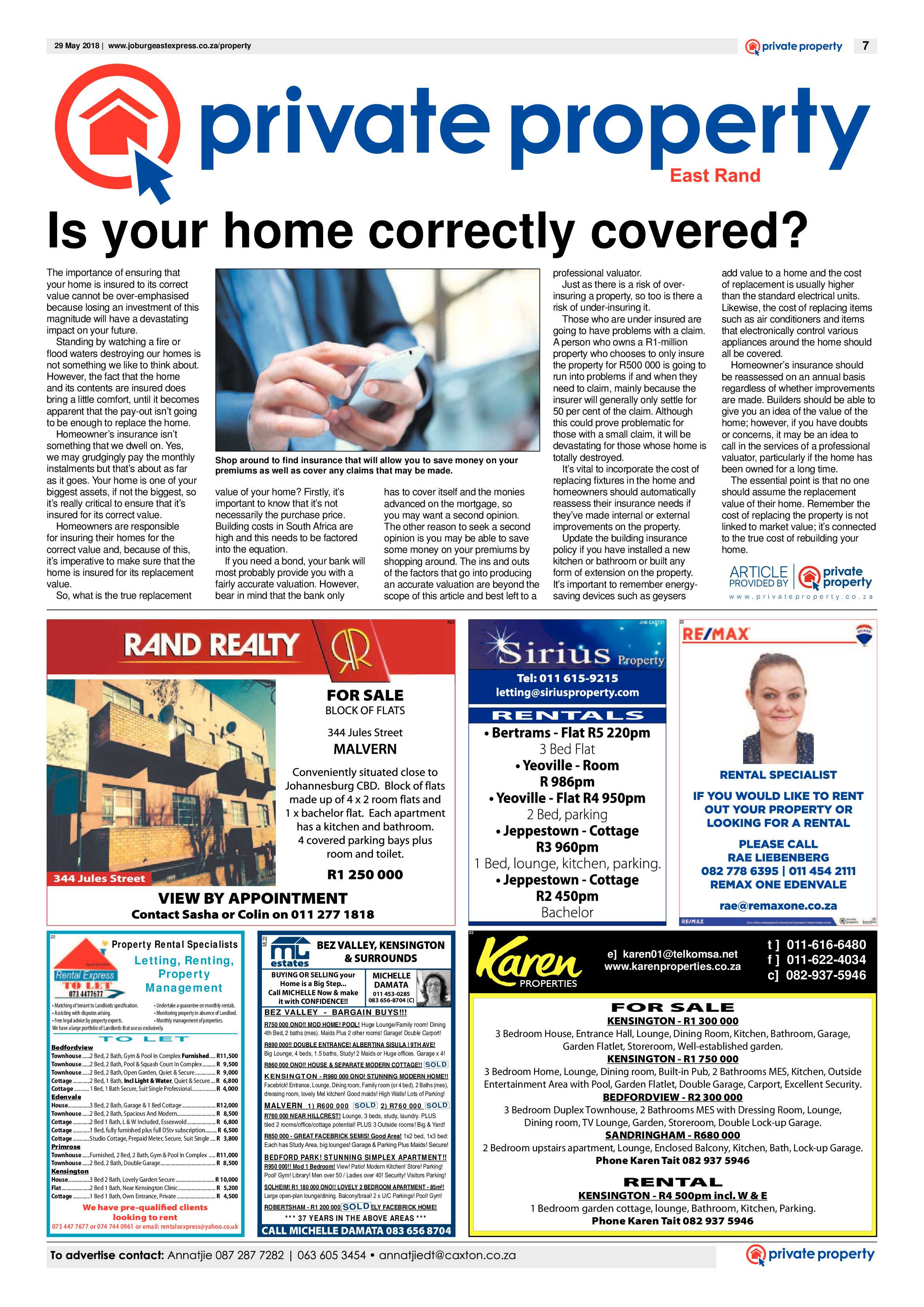 Joburg East Express 29 May 2018 page 7