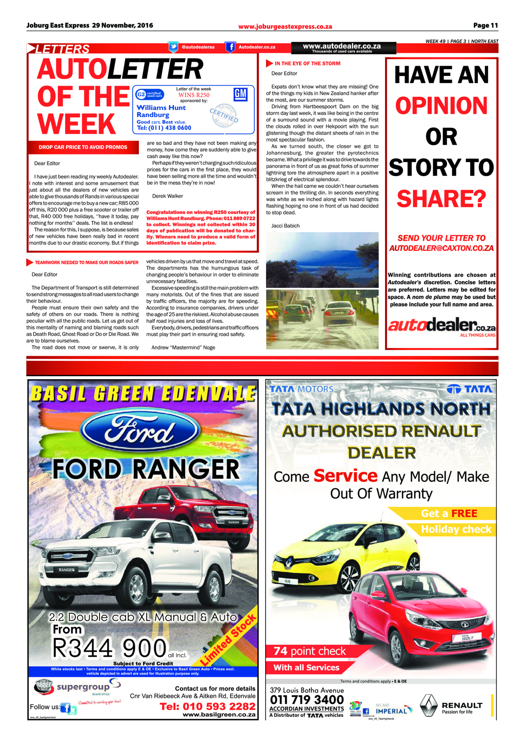 Joburg East Express 29 November 2016 page 11
