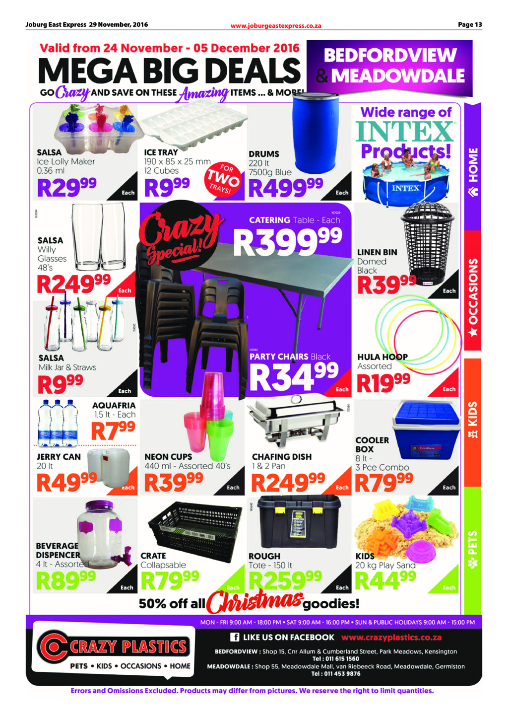 Joburg East Express 29 November 2016 page 13
