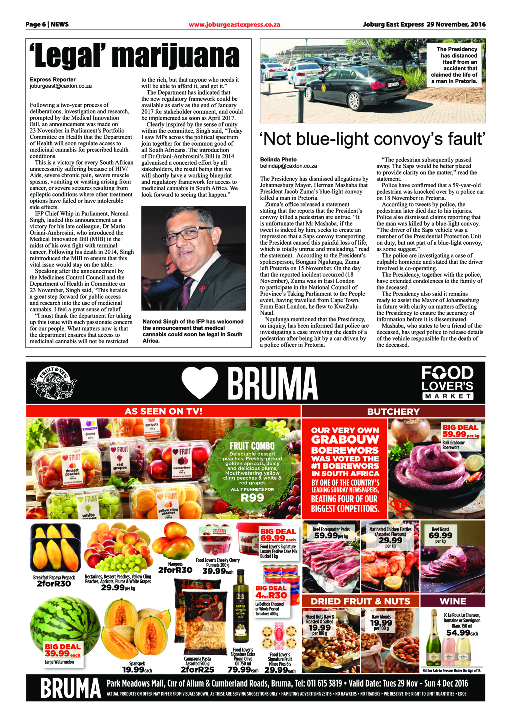 Joburg East Express 29 November 2016 page 6