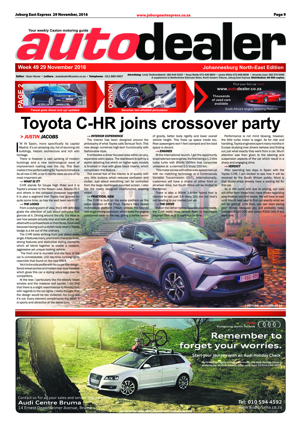 Joburg East Express 29 November 2016 page 9