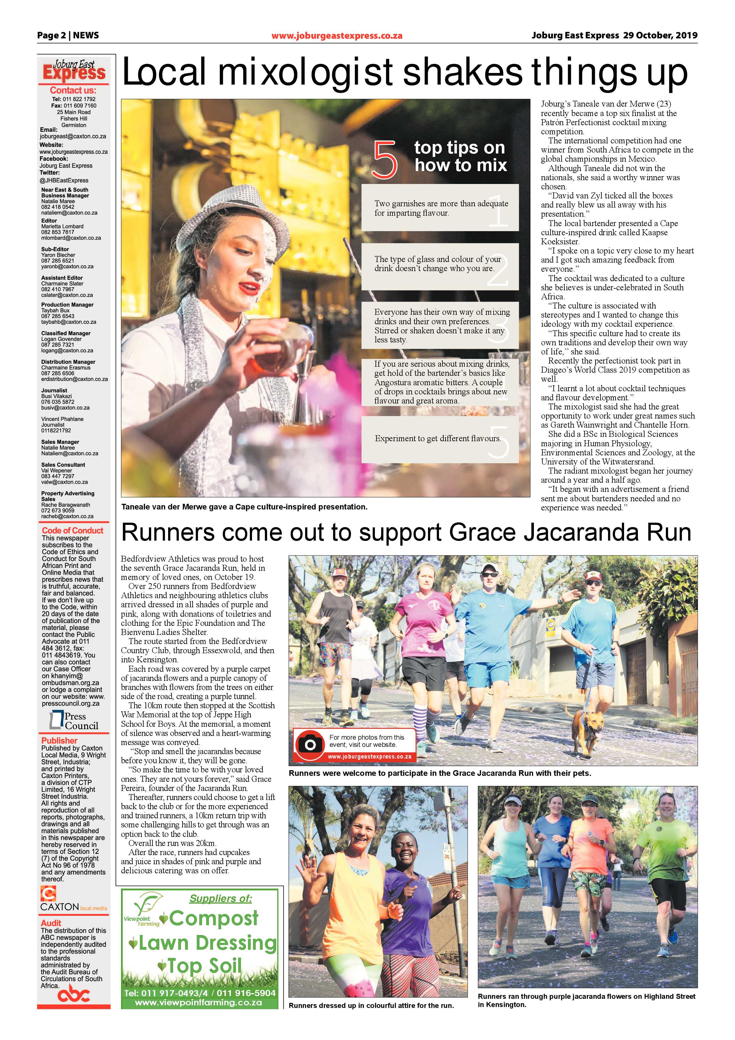 Joburg East Express 29 October 2019 page 2