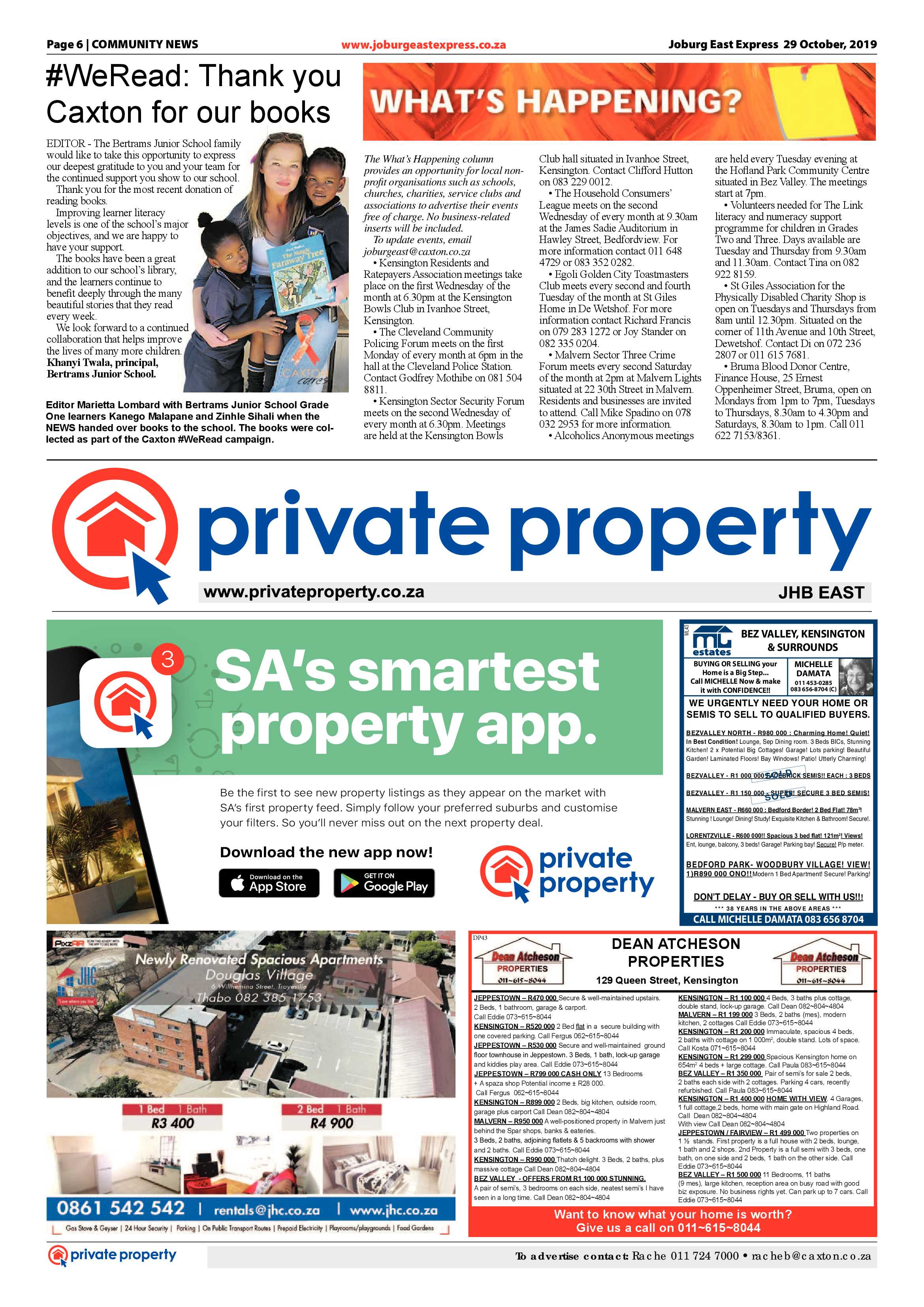Joburg East Express 29 October 2019 page 6