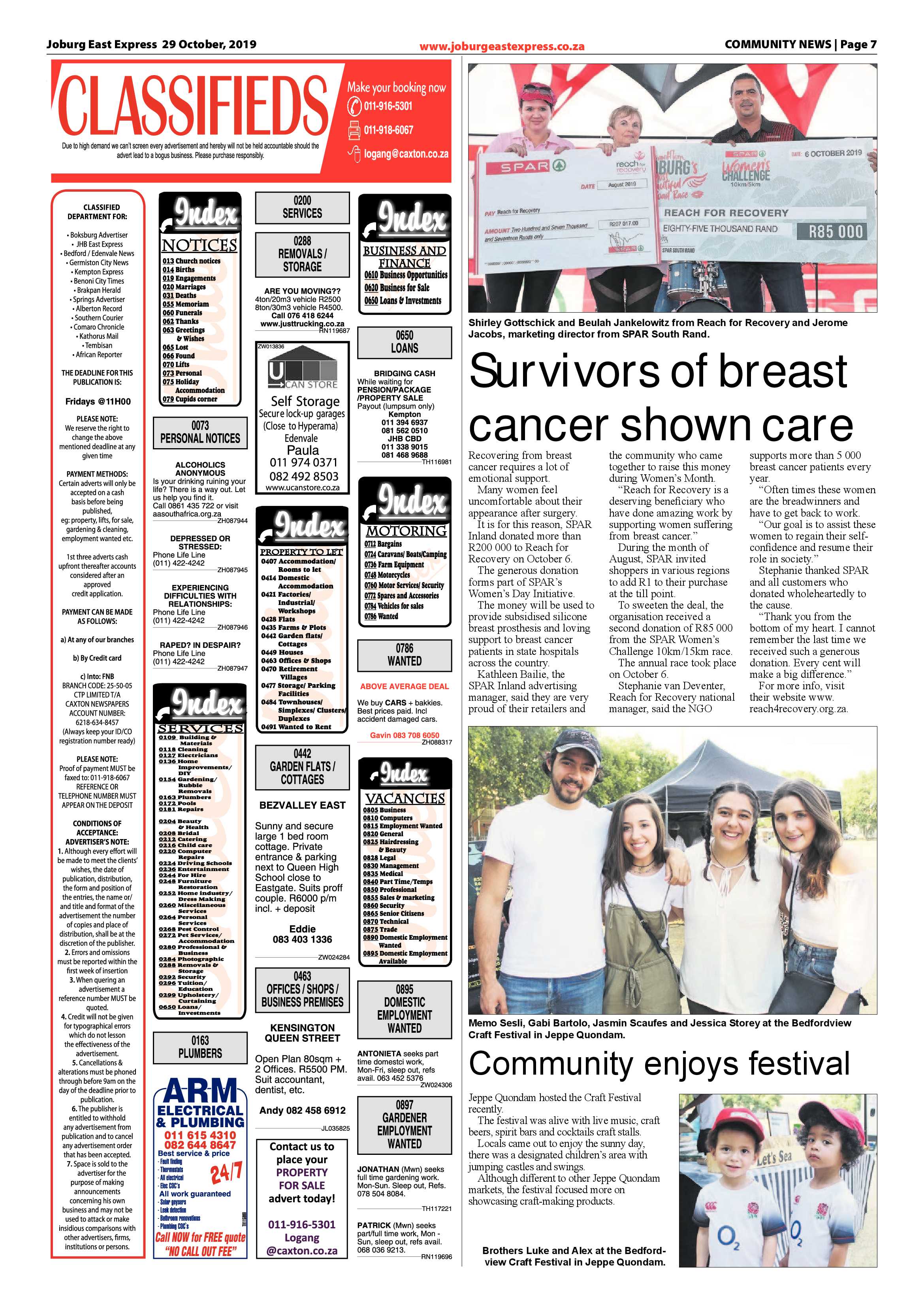 Joburg East Express 29 October 2019 page 7