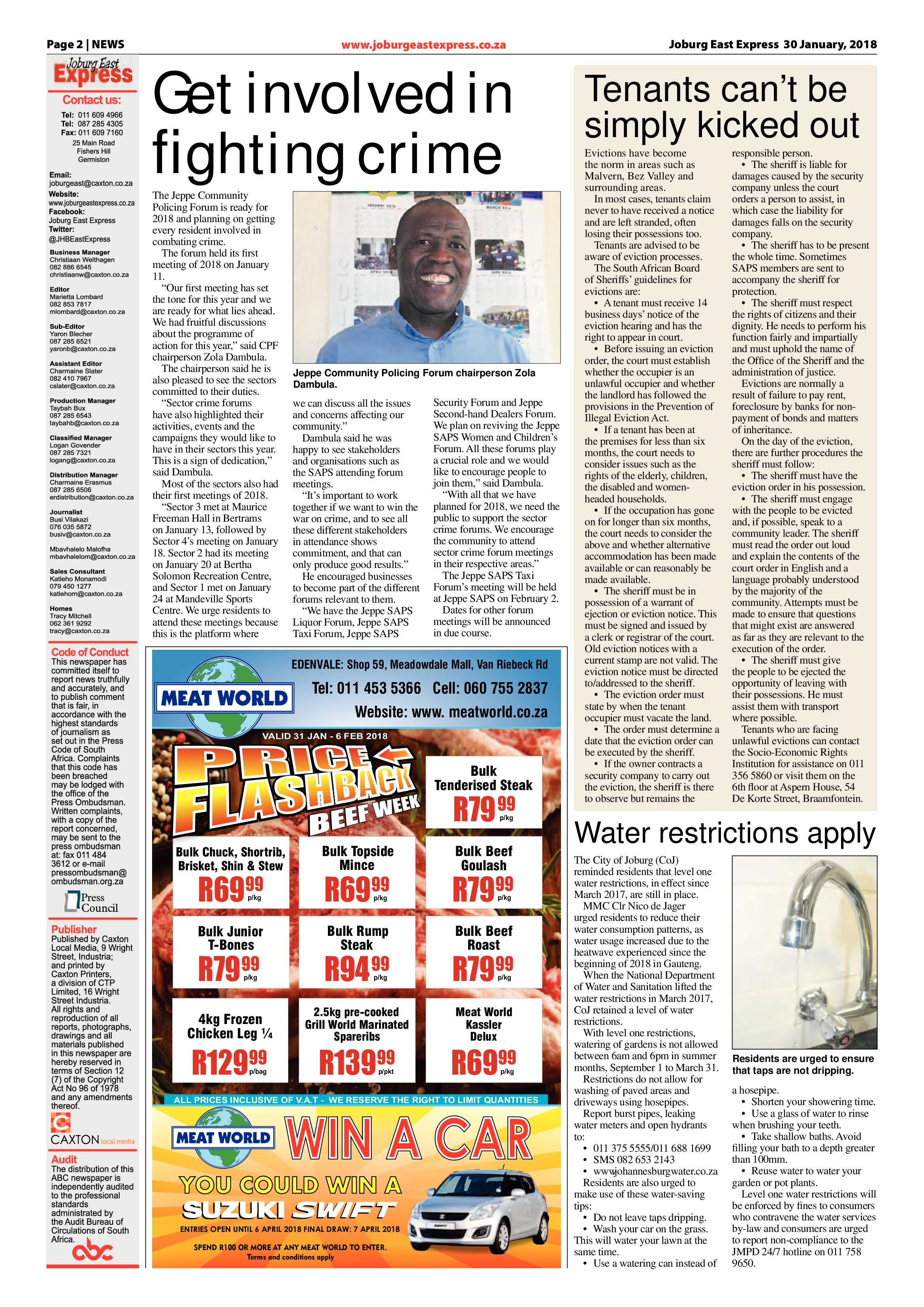 Joburg East Express 30 January 2018 page 2