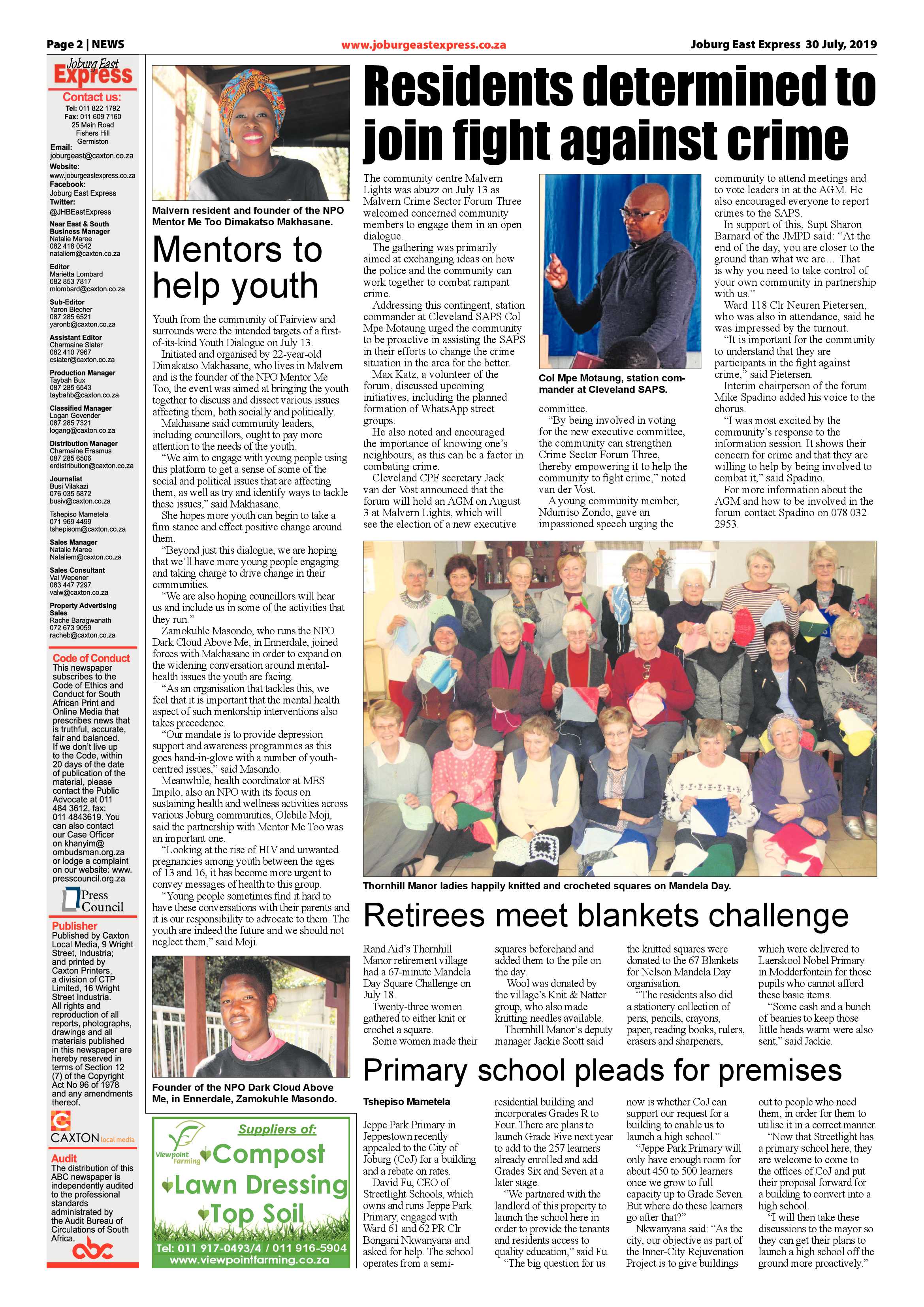 Joburg East Express 30 July 2019 page 2