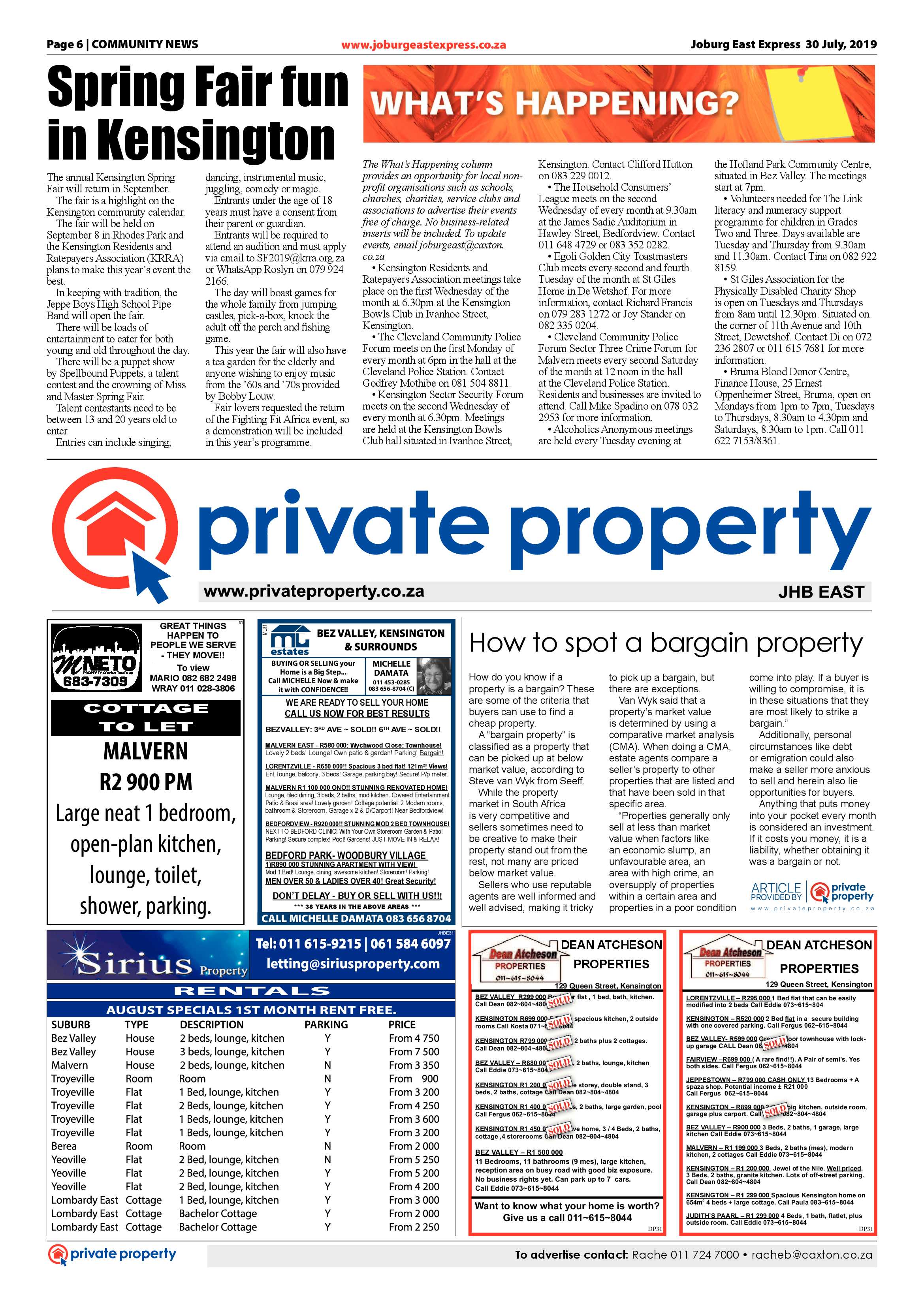 Joburg East Express 30 July 2019 page 6