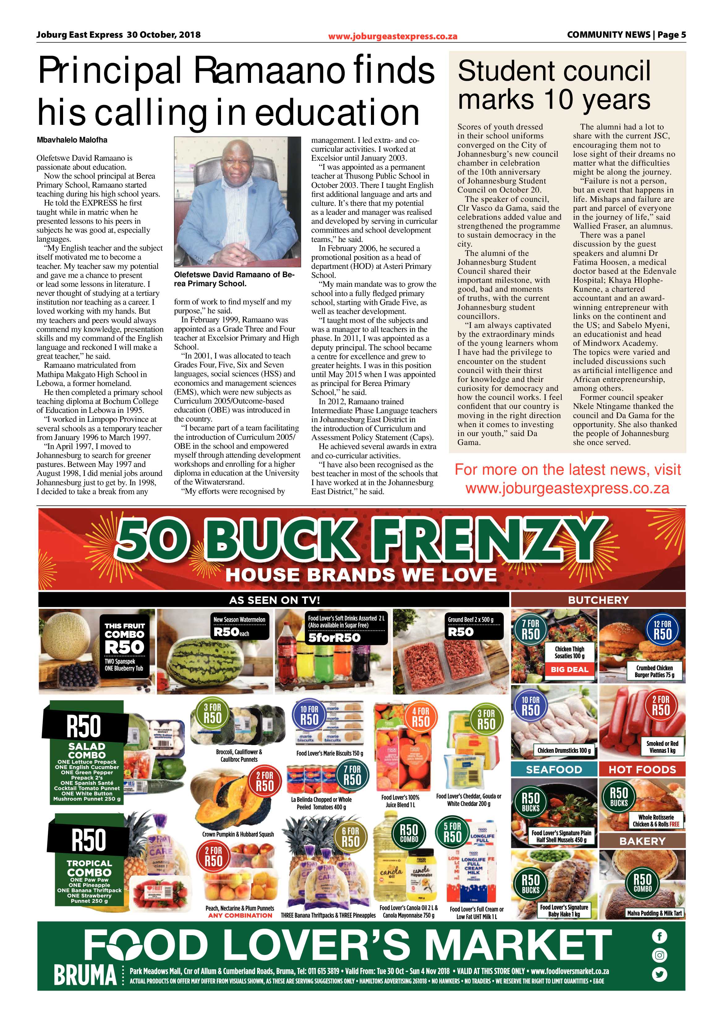 Joburg East Express 30 October 2018 page 5