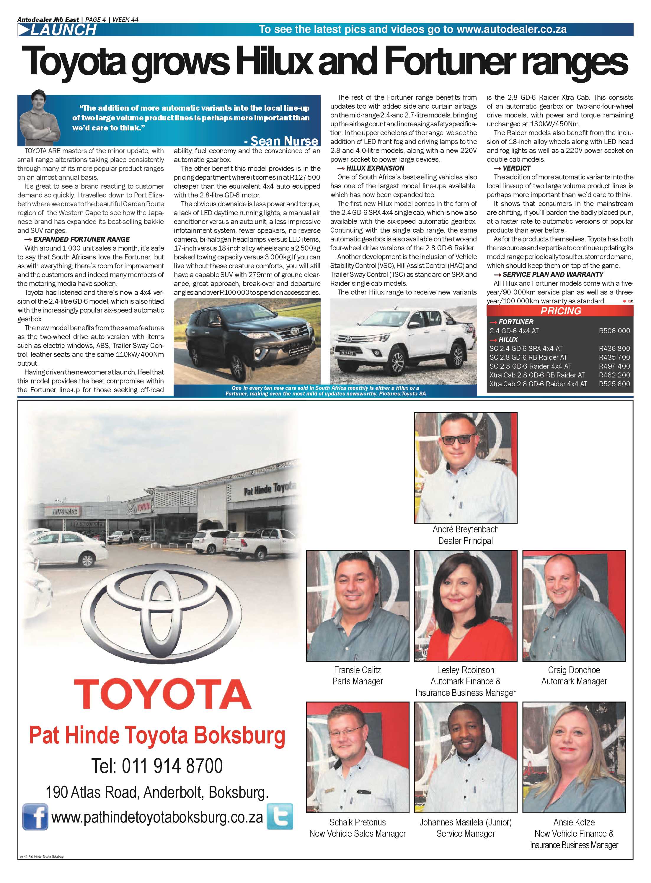 Joburg East Express 31 October 2017 page 16